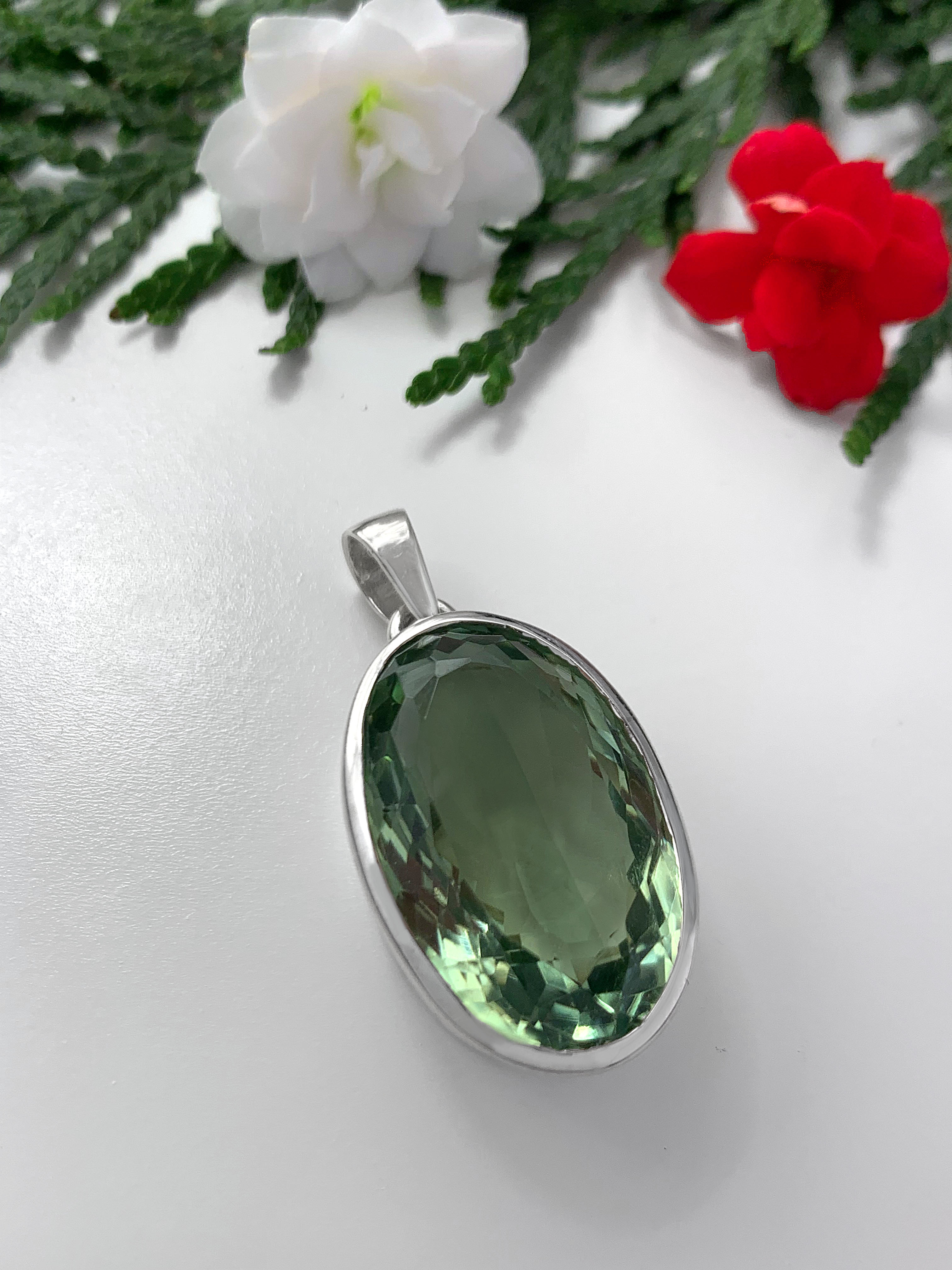 Prasiolith Anhänger