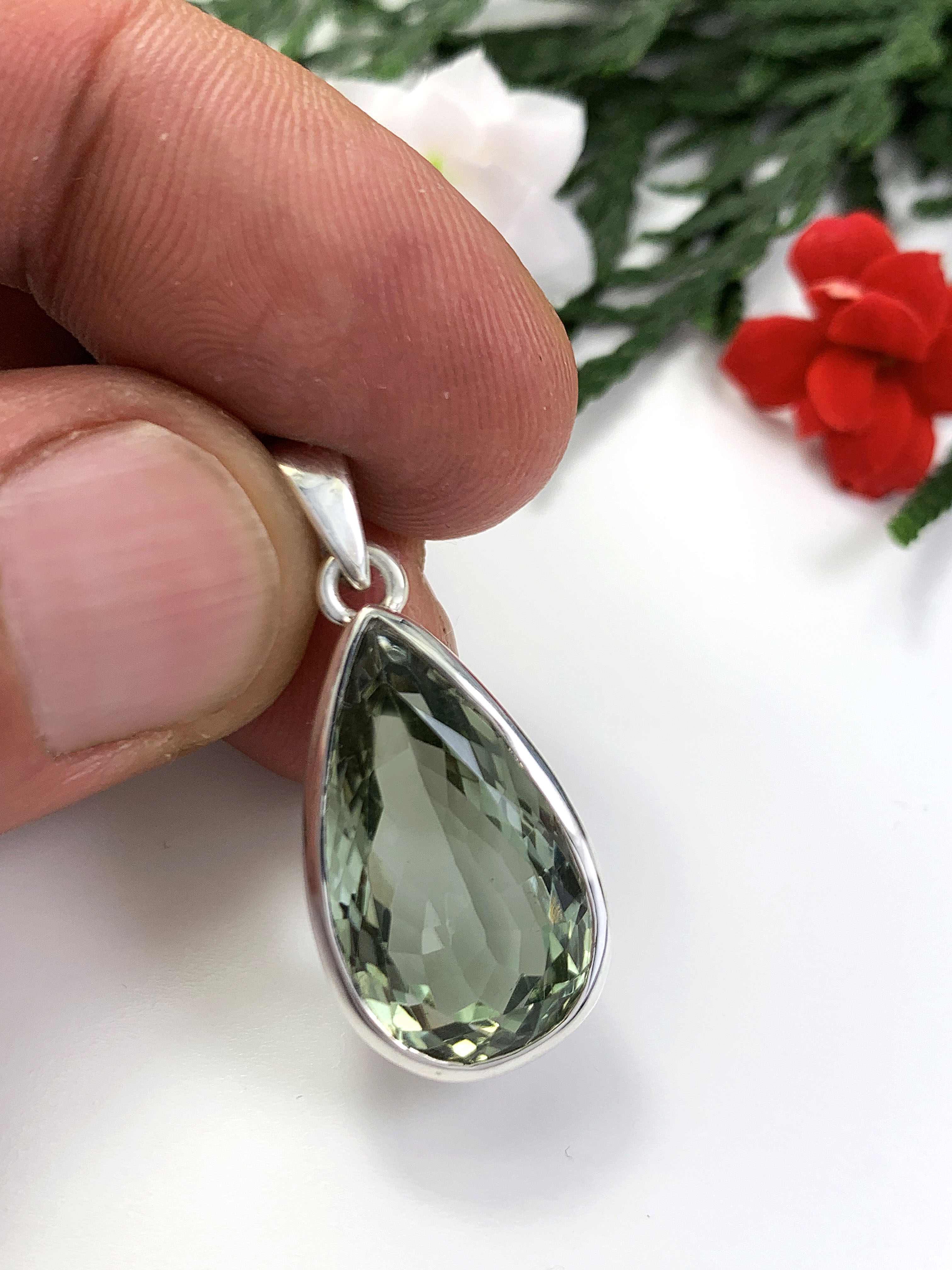 Prasiolith Anhänger