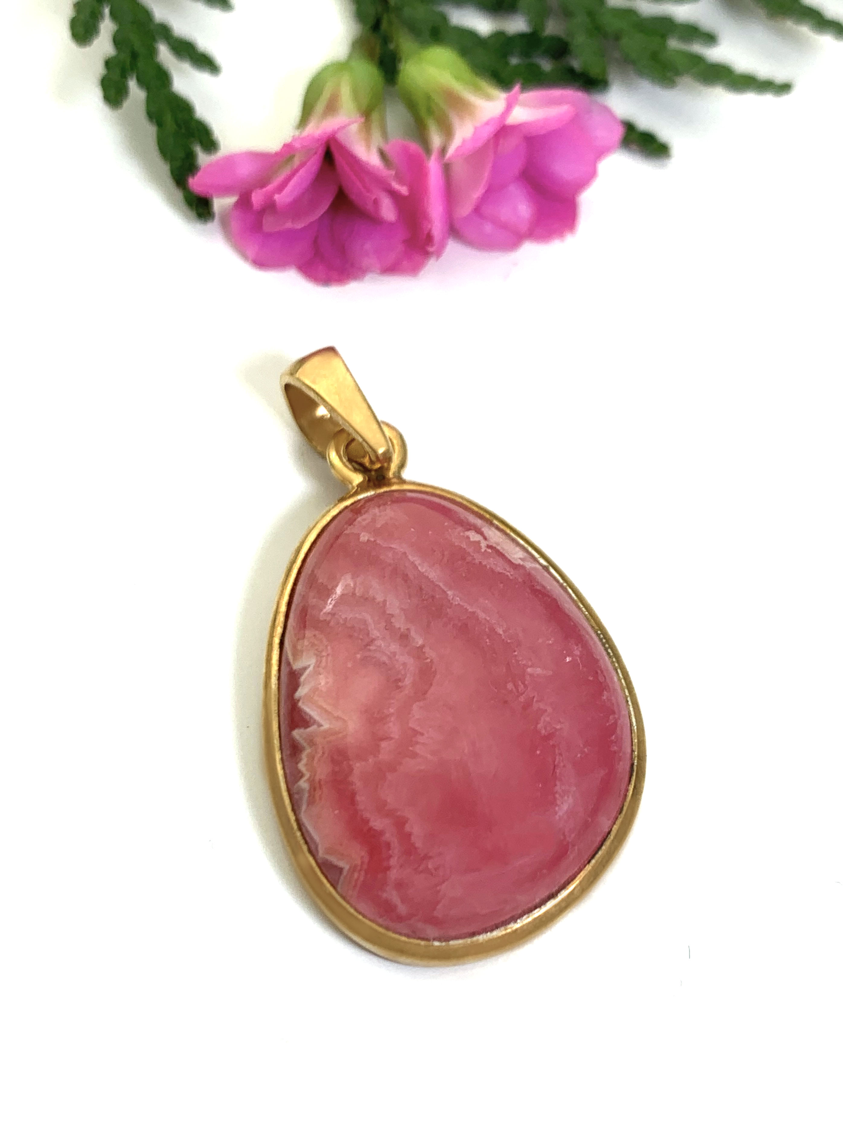 Rhodochrosite Pendant 