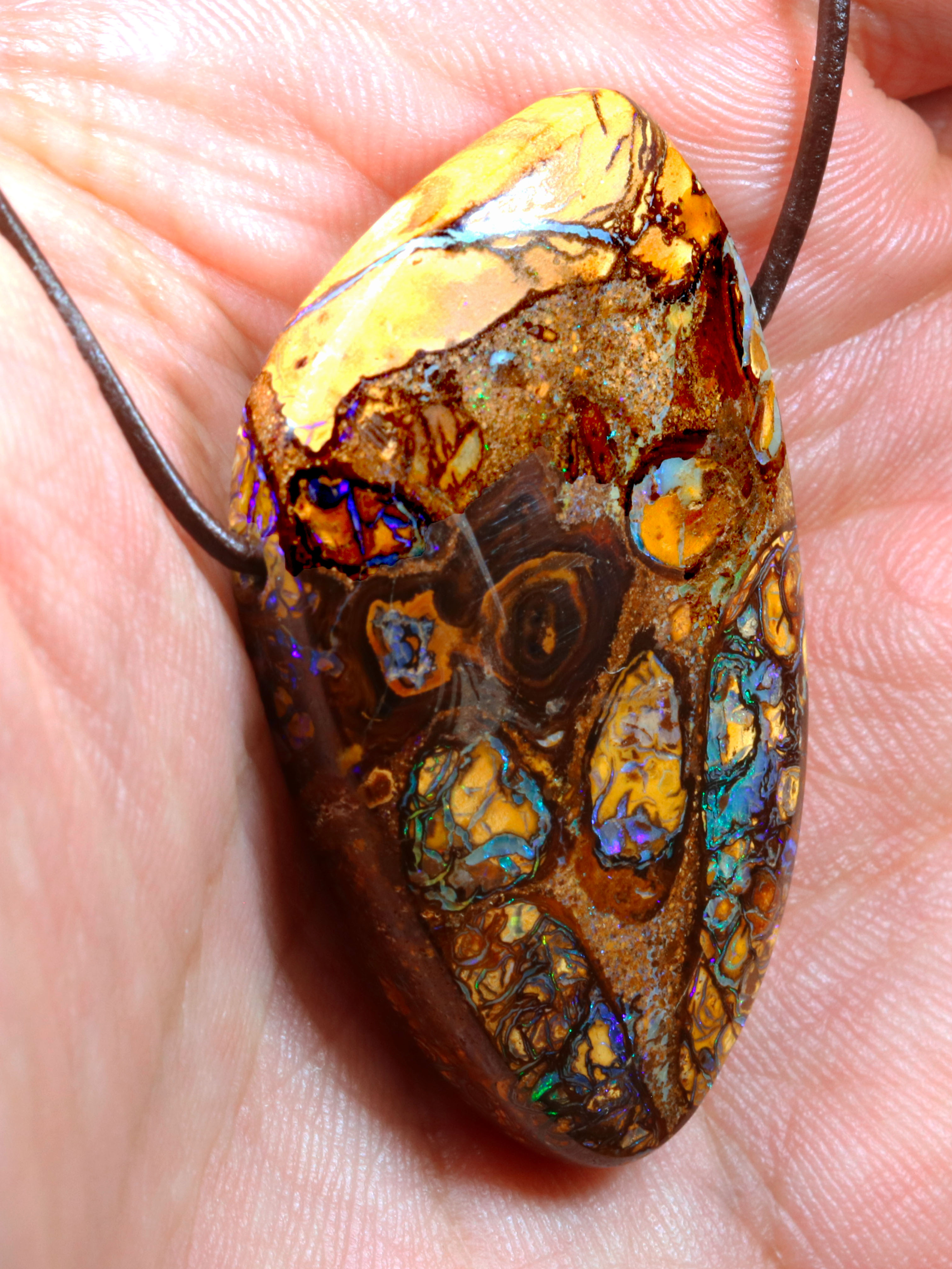 Boulder Opal Anhänger 