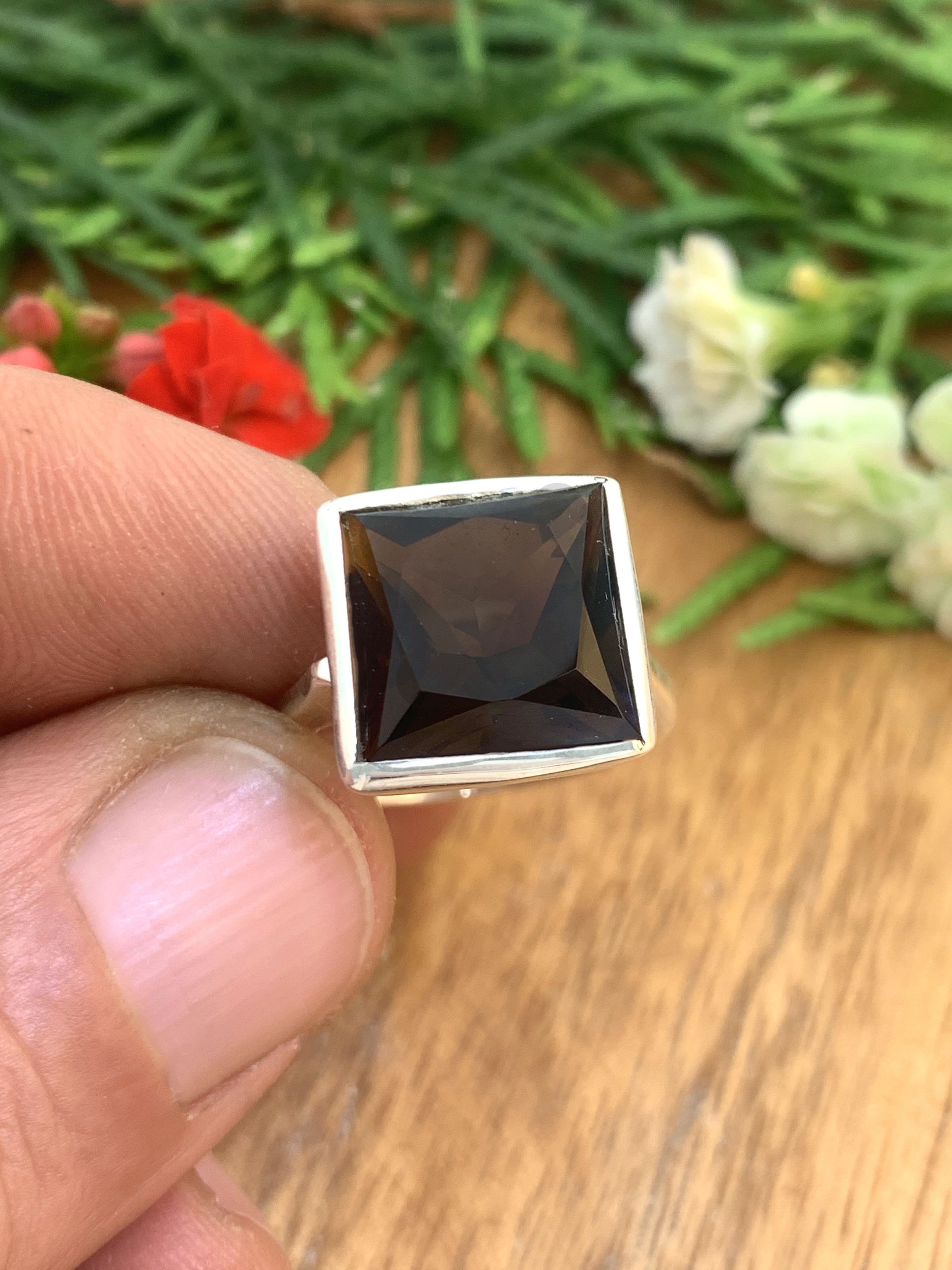 Rauchquarz Ring