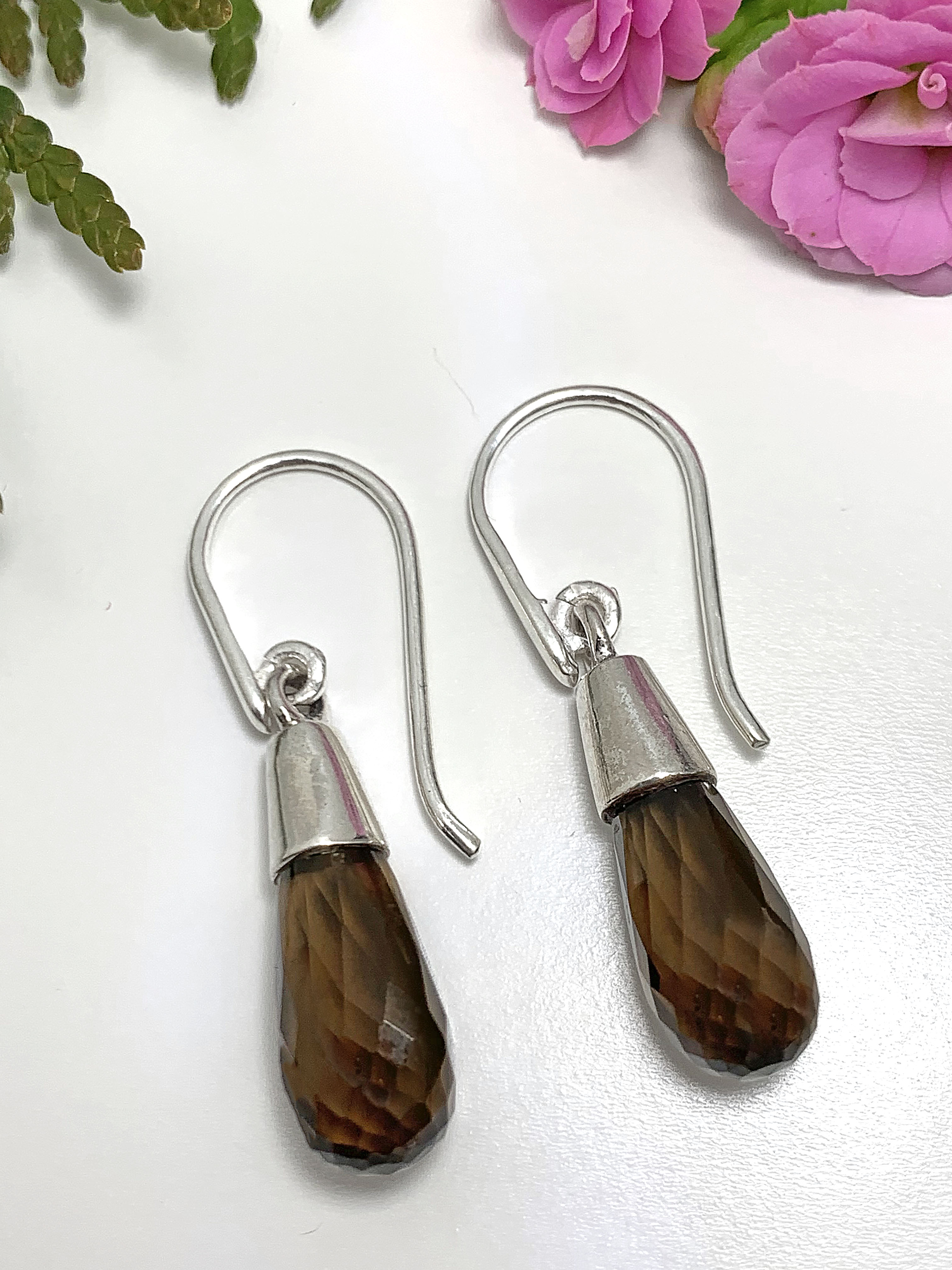 rauchquarz-ohrhaenger-smoky-quartz-earrings-ohr00881 Rauchquarz Ohrhänger