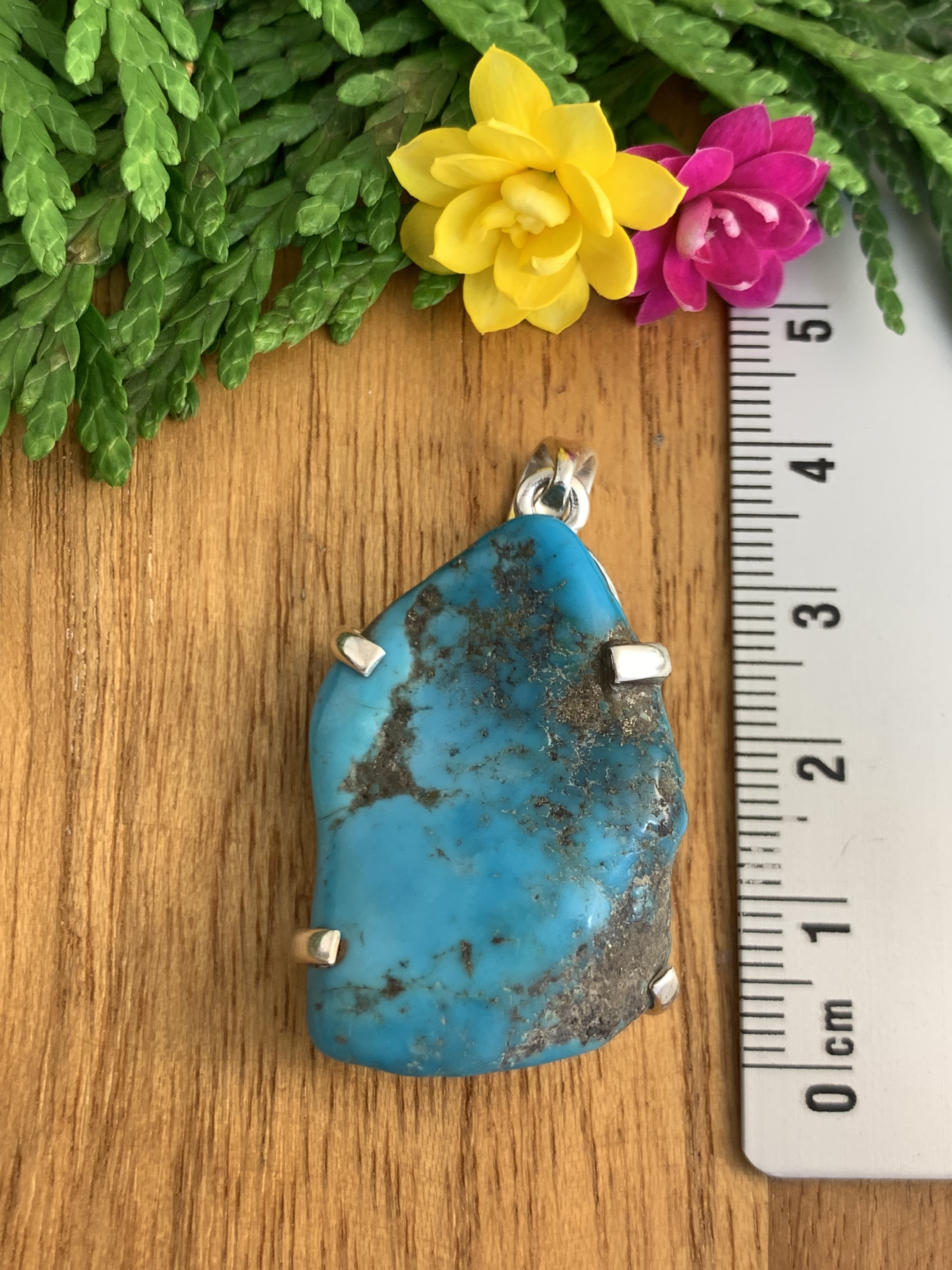 arizona-tuerkis-arizona-turquoise-pendant-natural-turquoise-ah04691-4 Türkis Anhänger - Arizona