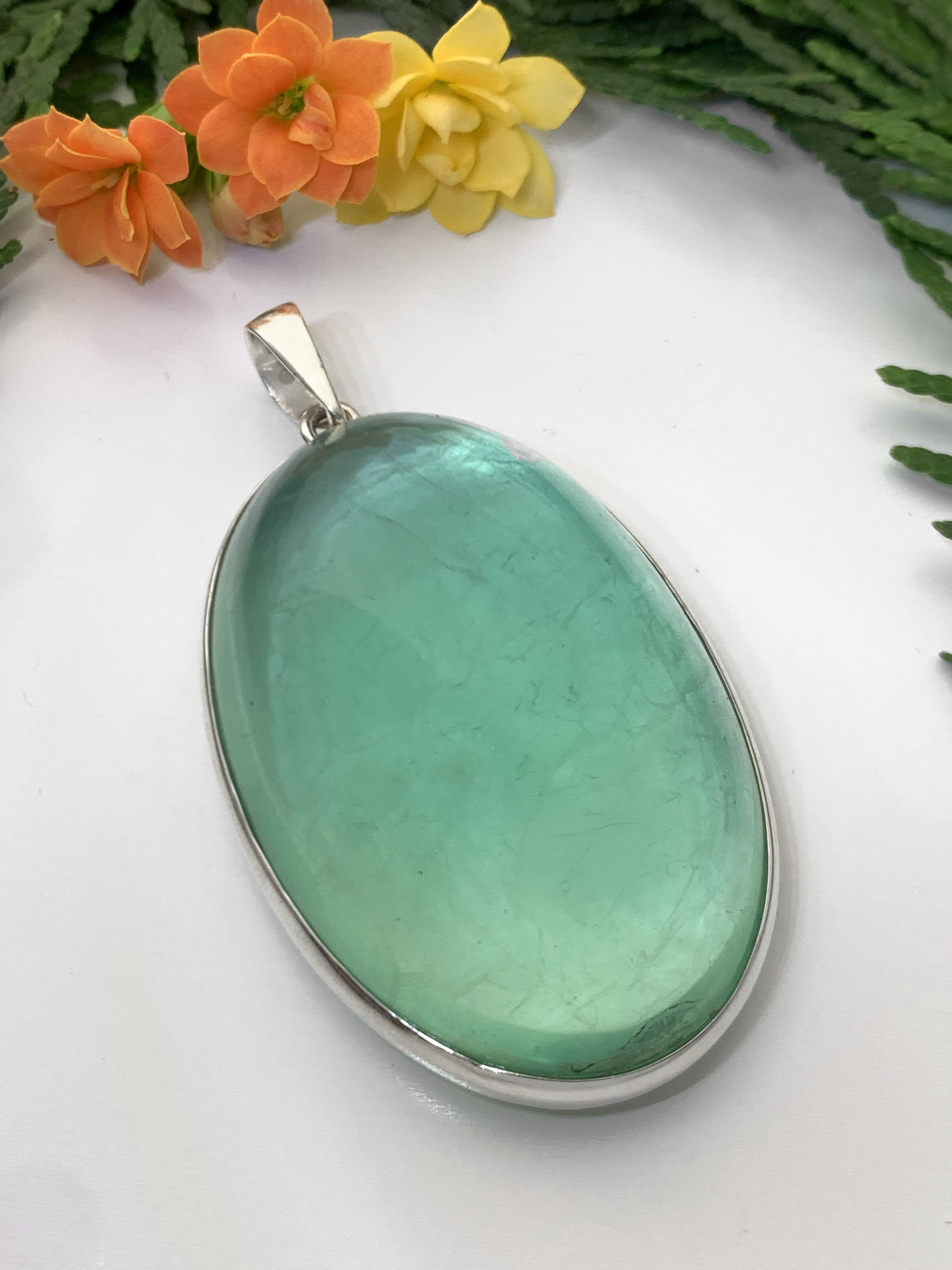 fluorit-anhaenger-fluorite-pendant-ah04874 Fluorit Anhänger - XL TOP