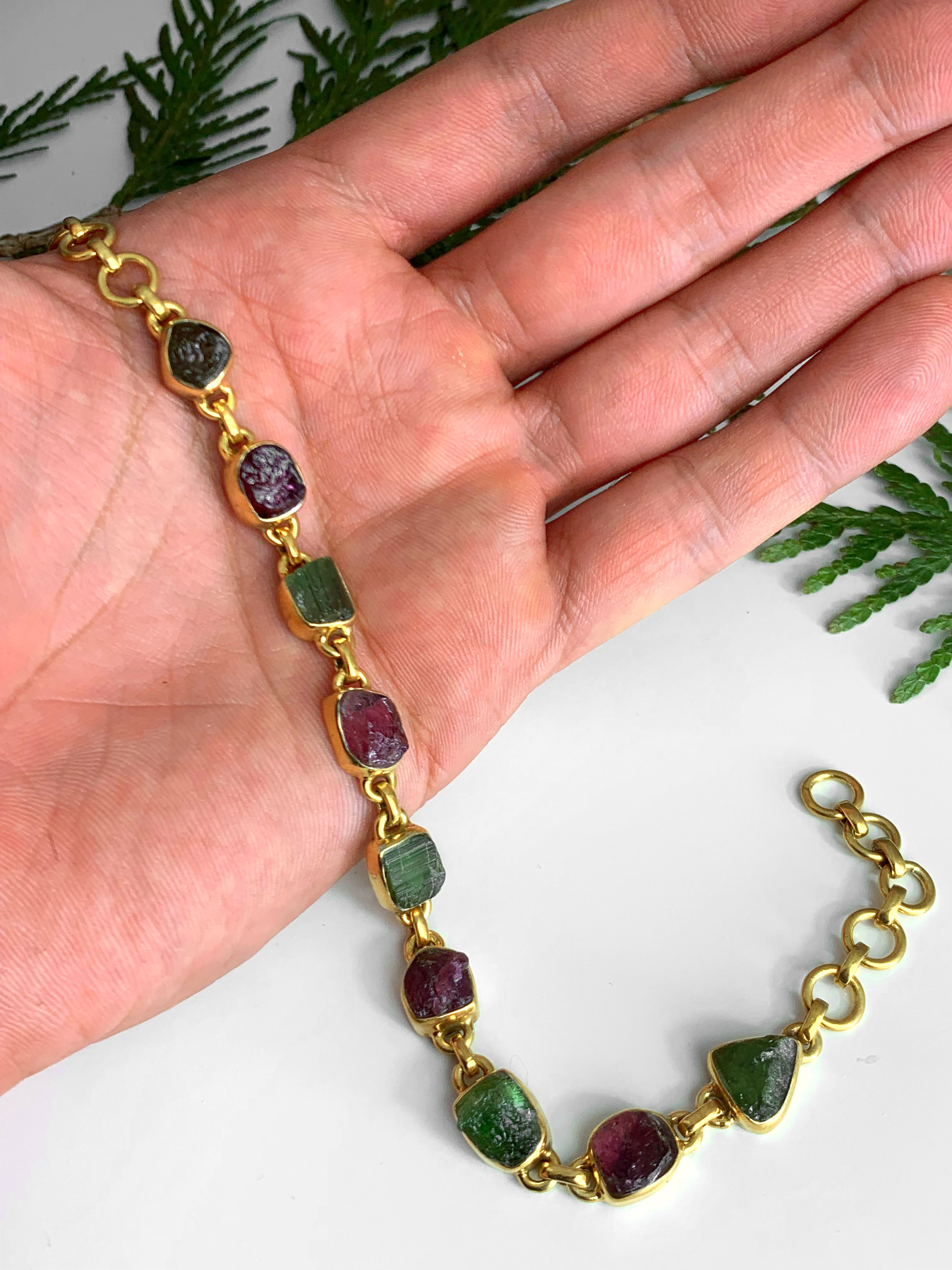 turmalin-armband-vergoldet-tourmaline-bracelet-gold-plated-ab00342-2 Turmalin Armband