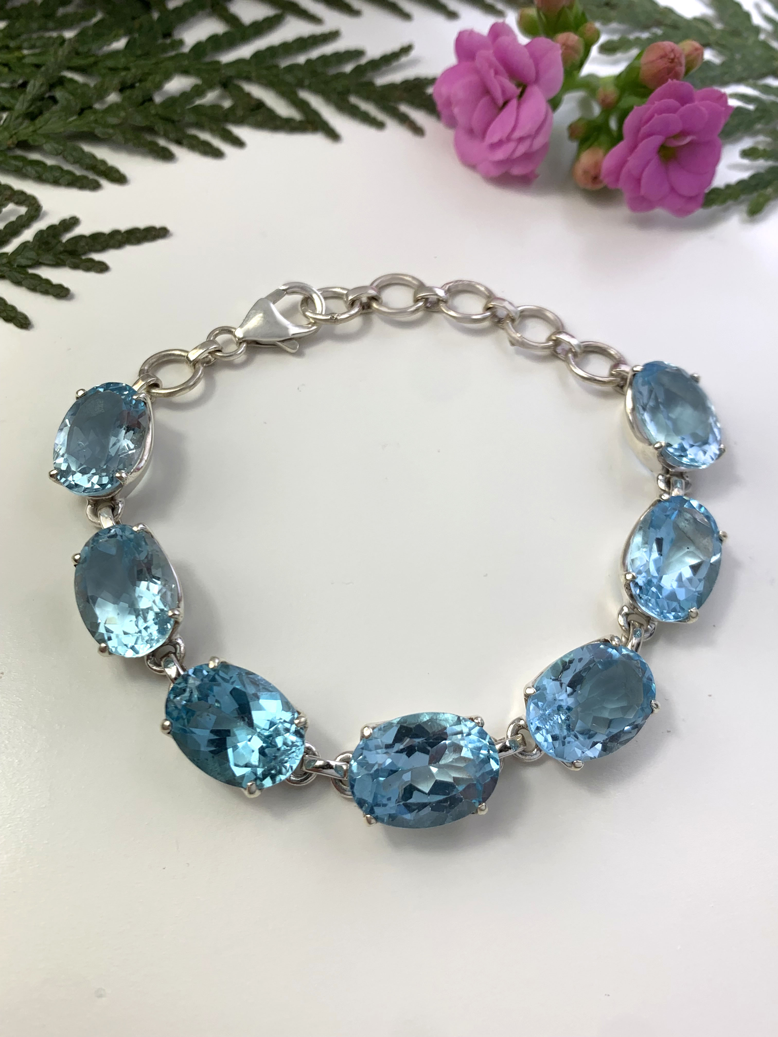 blautopas-armband-blue-topaz-bracelet-ab00327 Blautopas Armband - TOP
