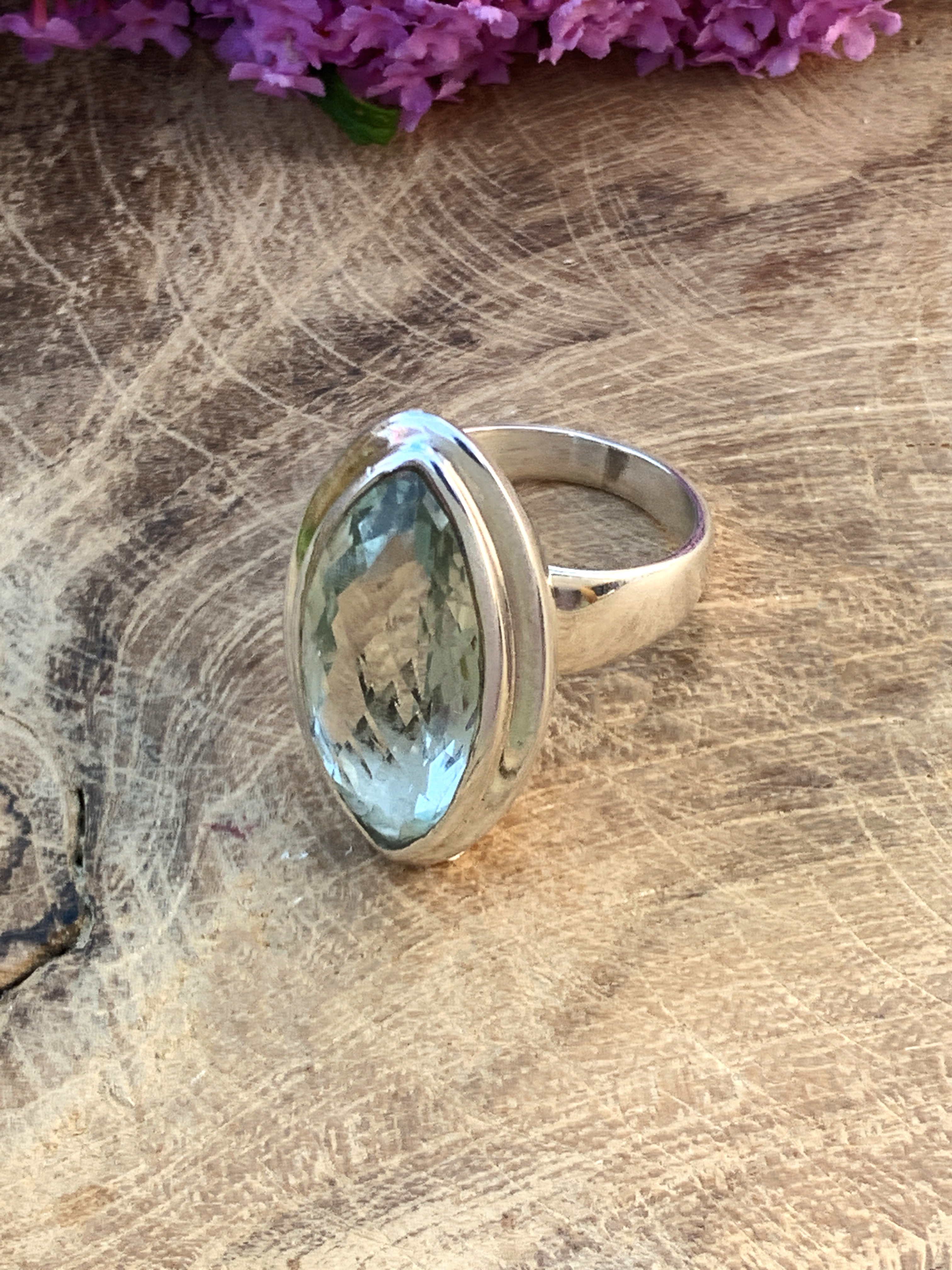 Prasiolith Ring - 52,5