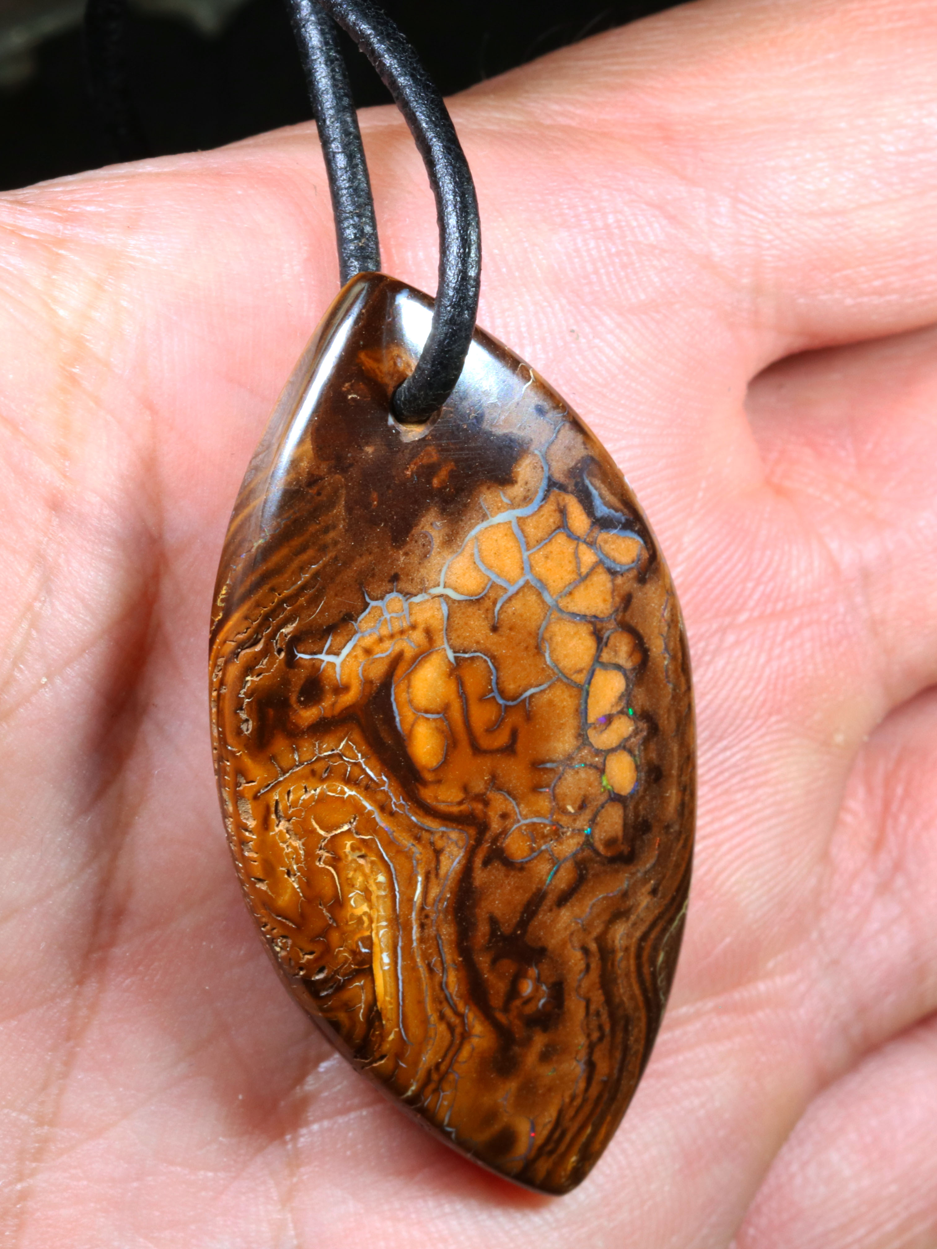 Boulder Opal Anhänger 