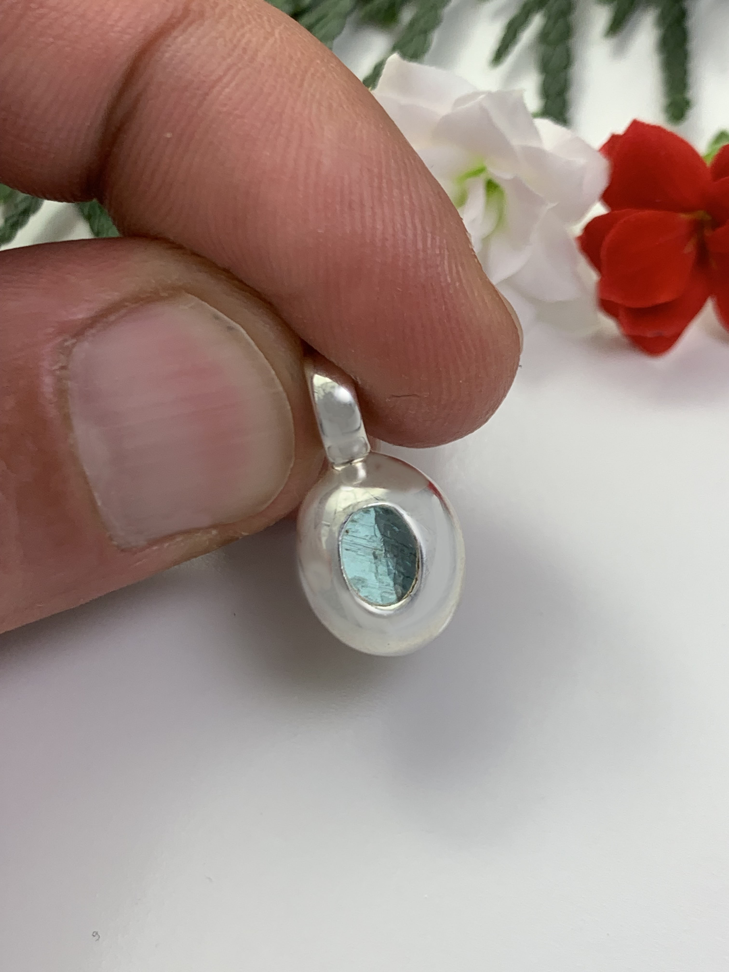 Paraiba Apatit Anhänger