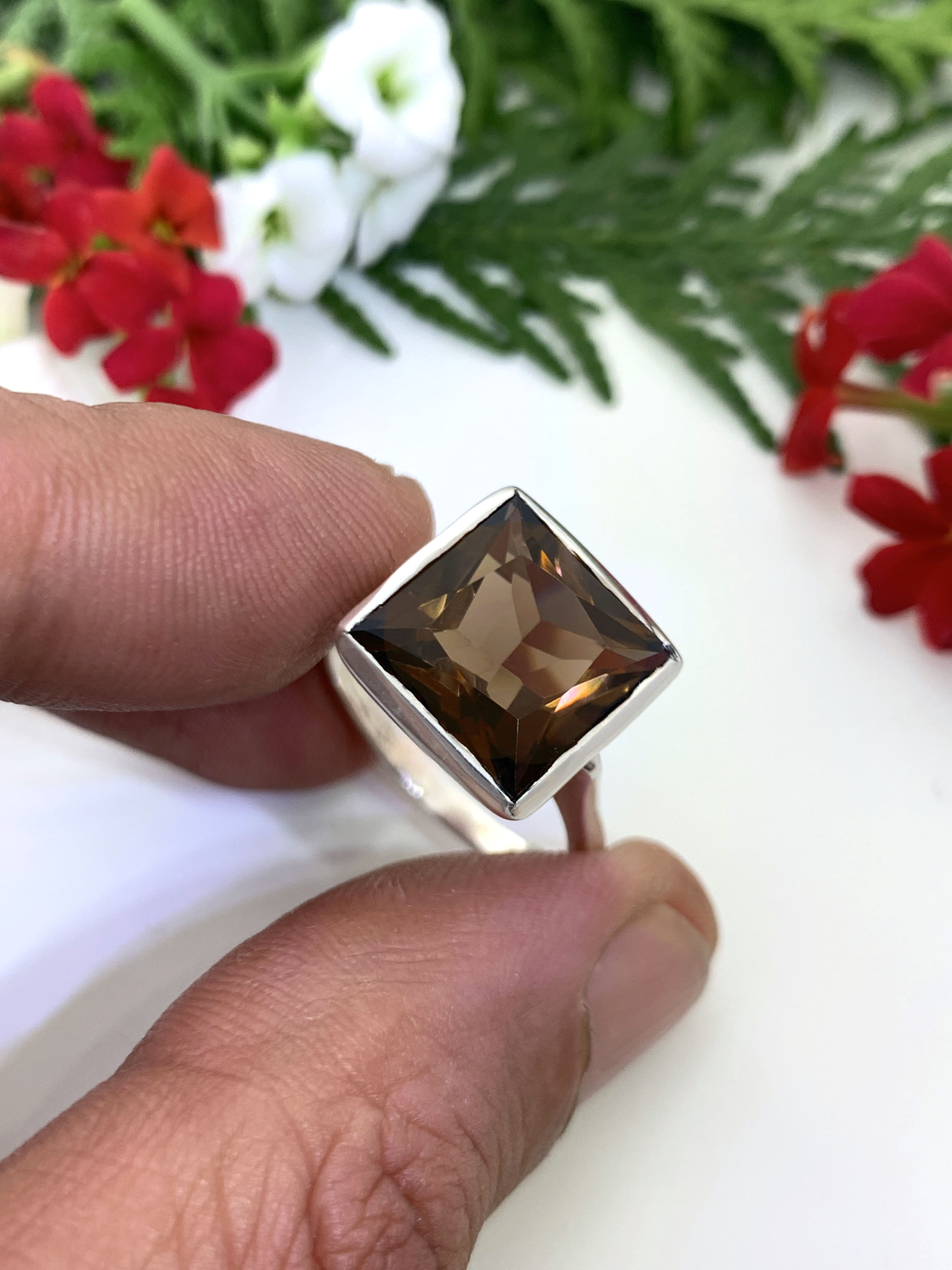 Rauchquarz Ring