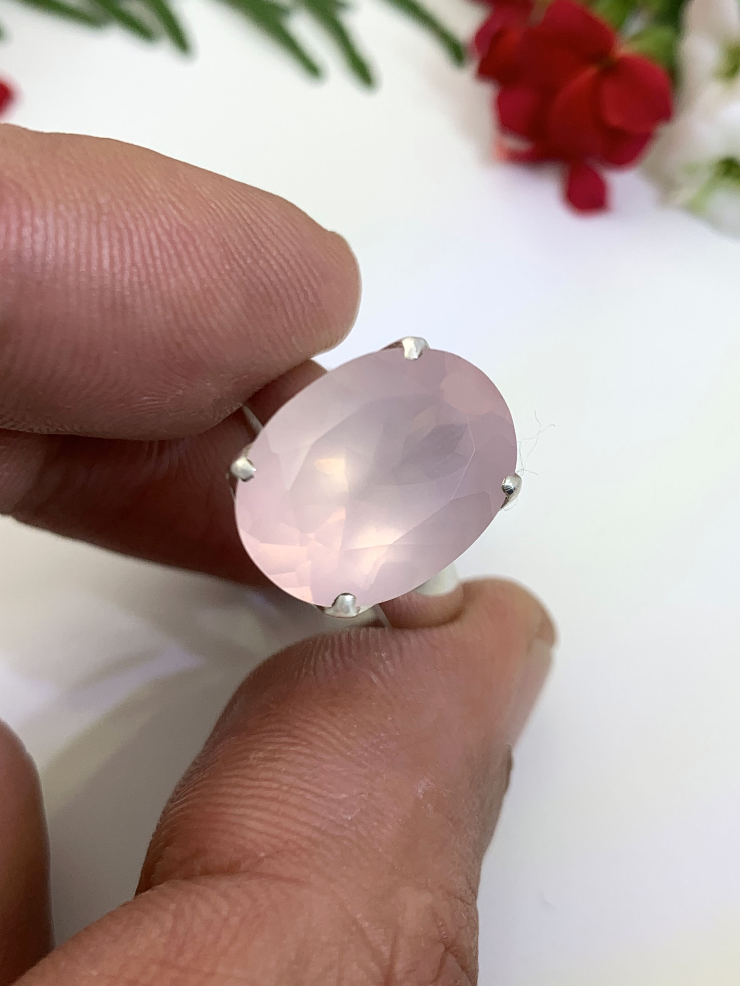 Rosenquarz Ring