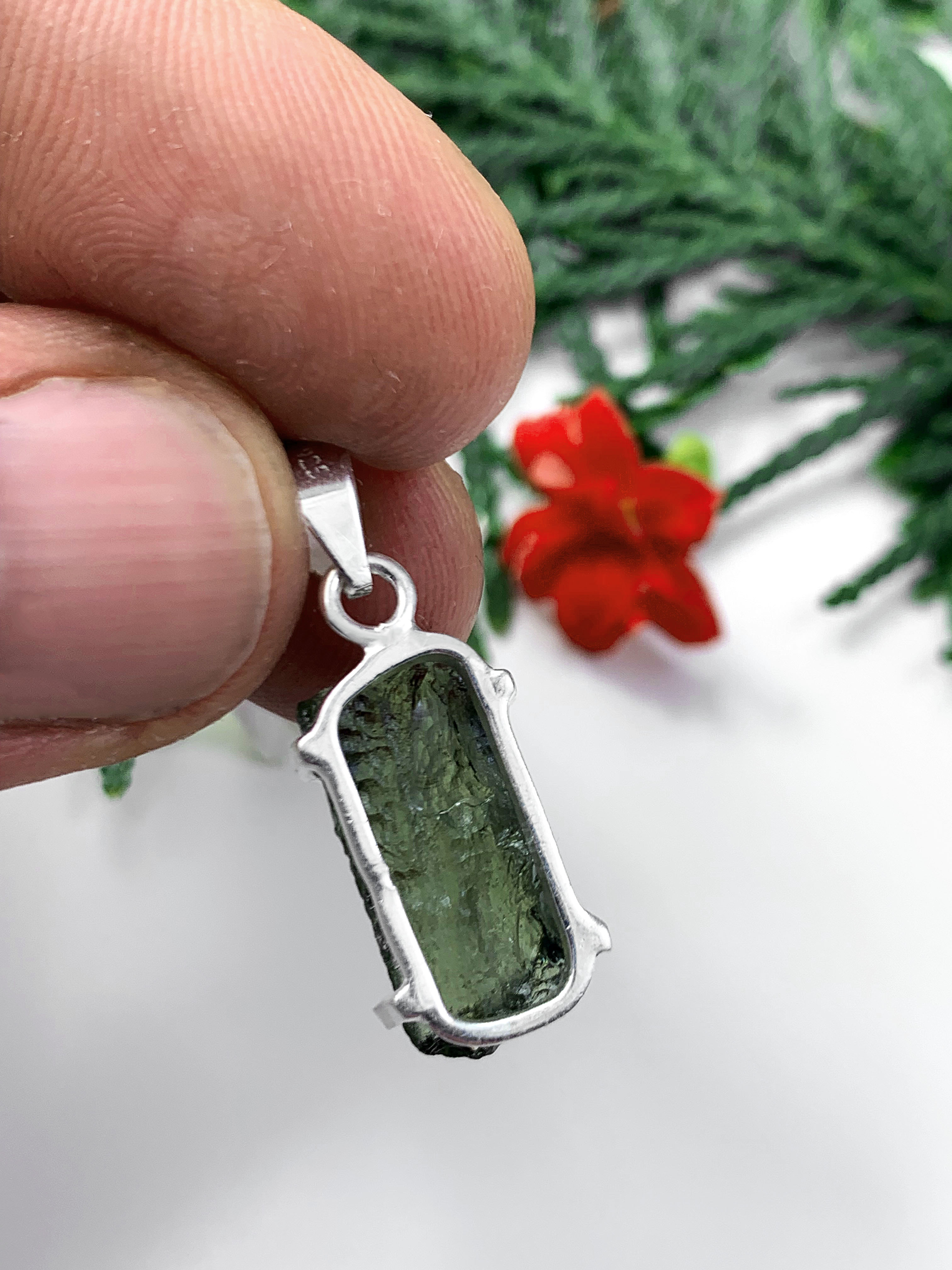 Moldavite Pendant