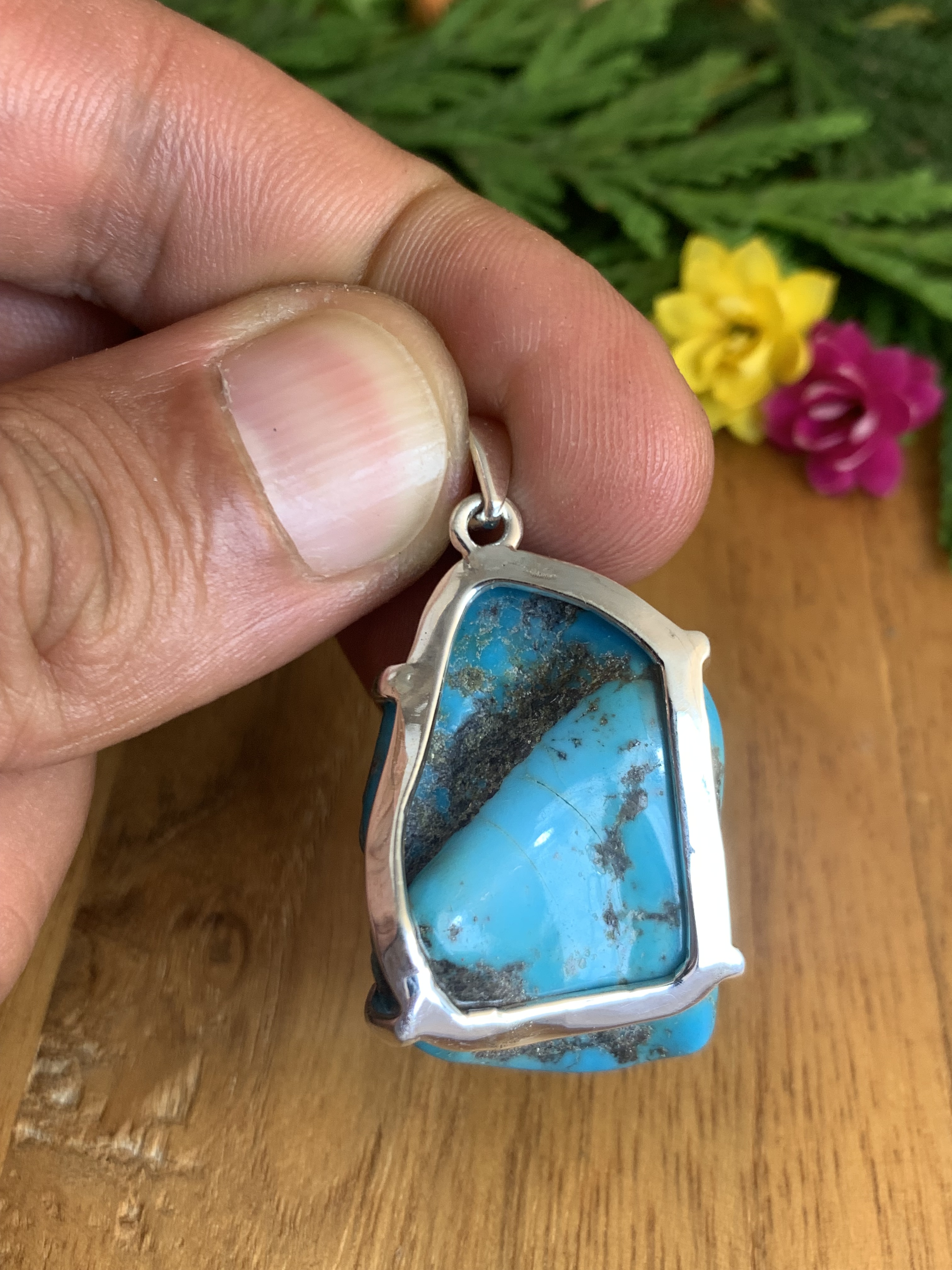 arizona-tuerkis-arizona-turquoise-pendant-natural-turquoise-ah04691-3 Türkis Anhänger - Arizona