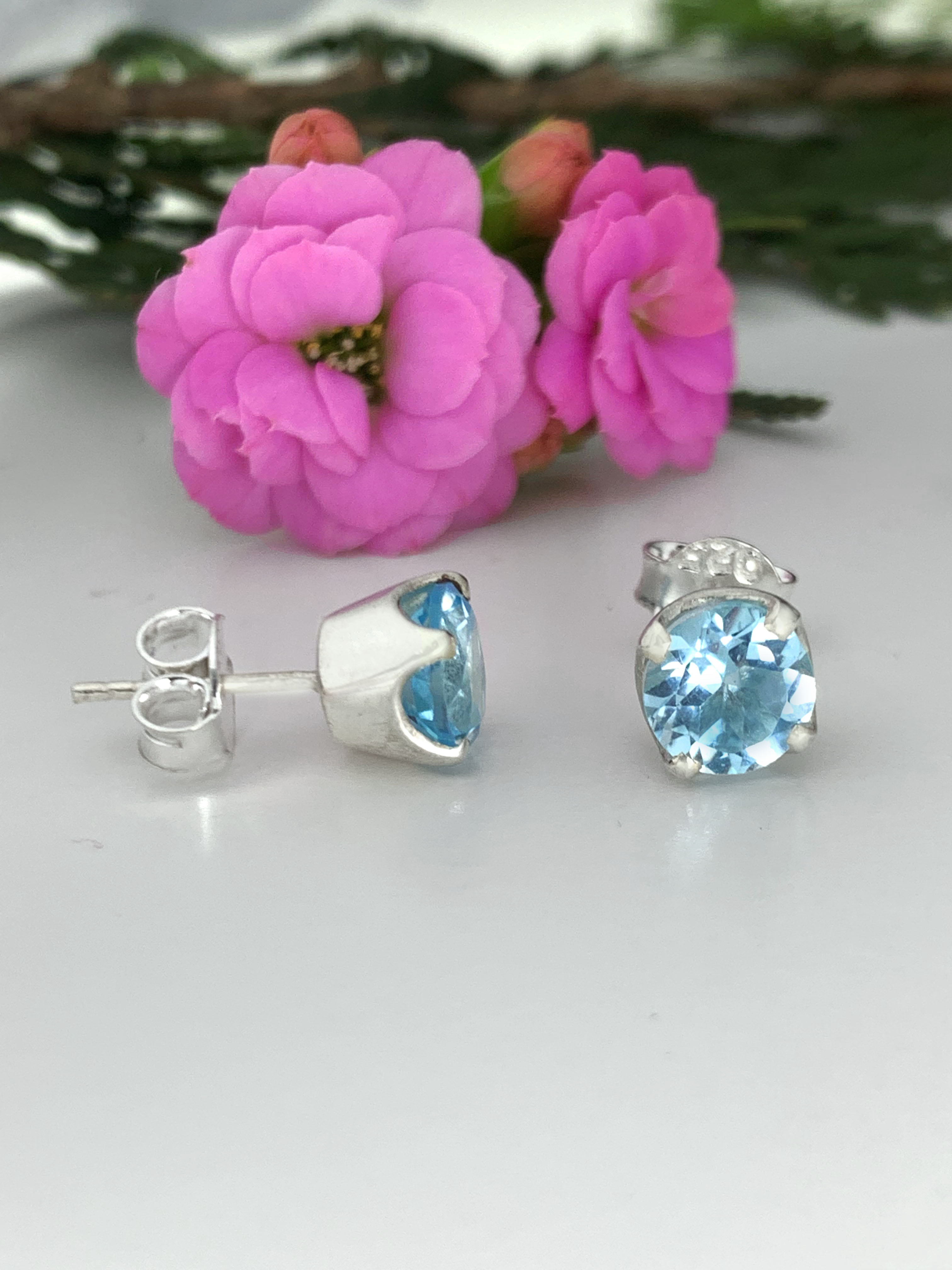 blautopas-ohrstecker-blue-topaz-studs-ohr00910-2 Blautopas Ohrstecker - Sky Blue