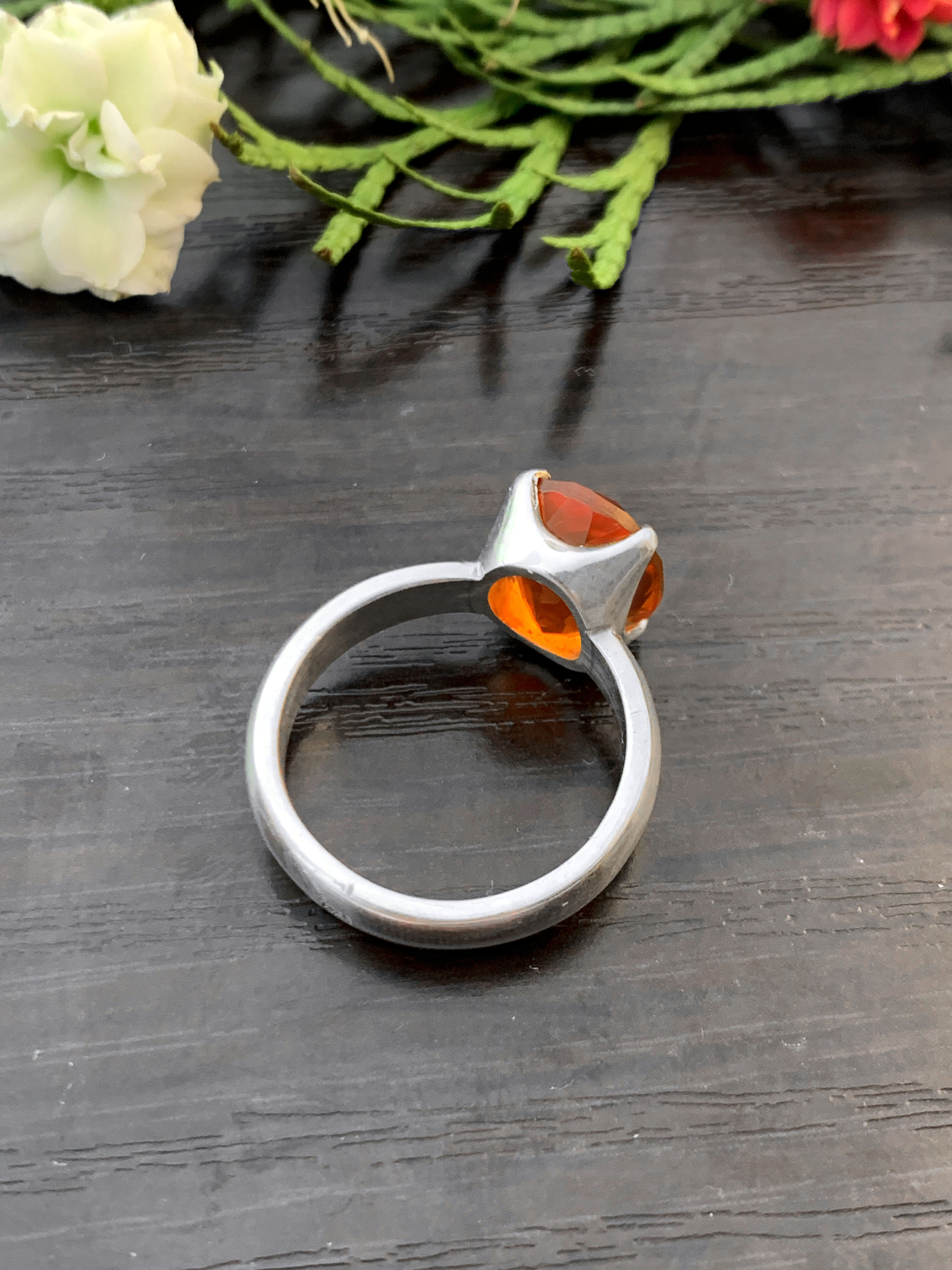 Feueropal Ring