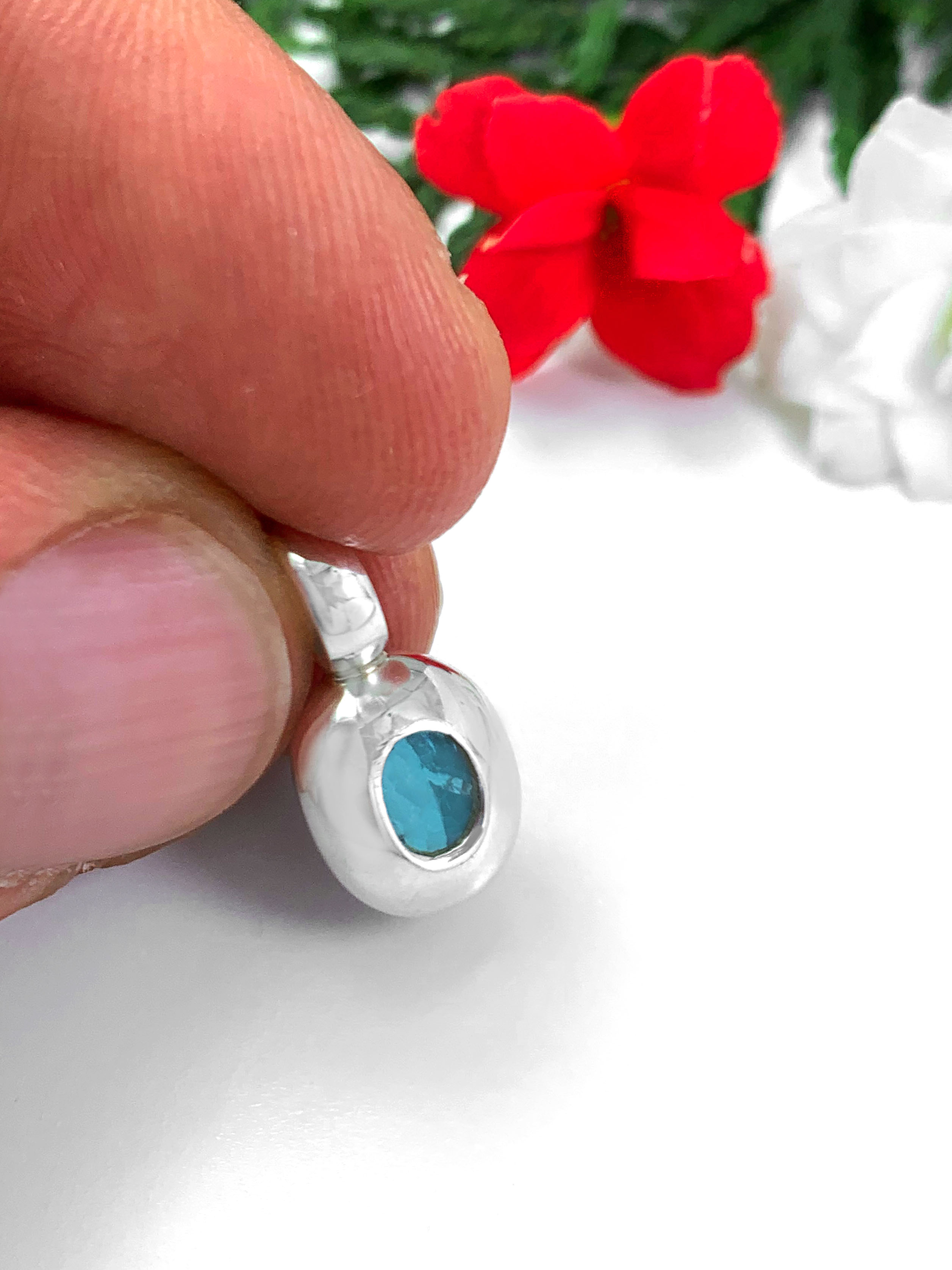 Paraiba Apatit Anhänger