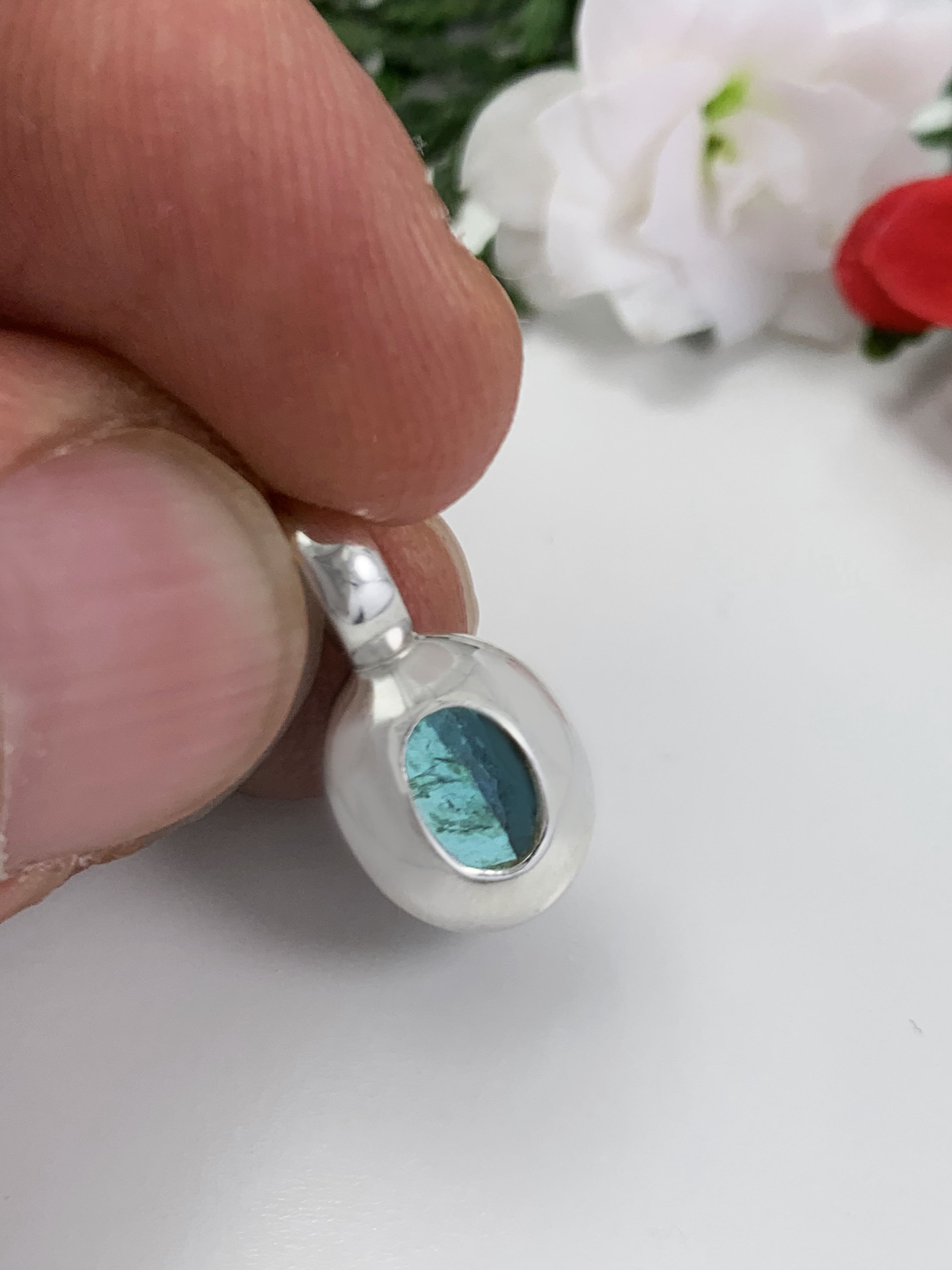 Paraiba Apatit Anhänger