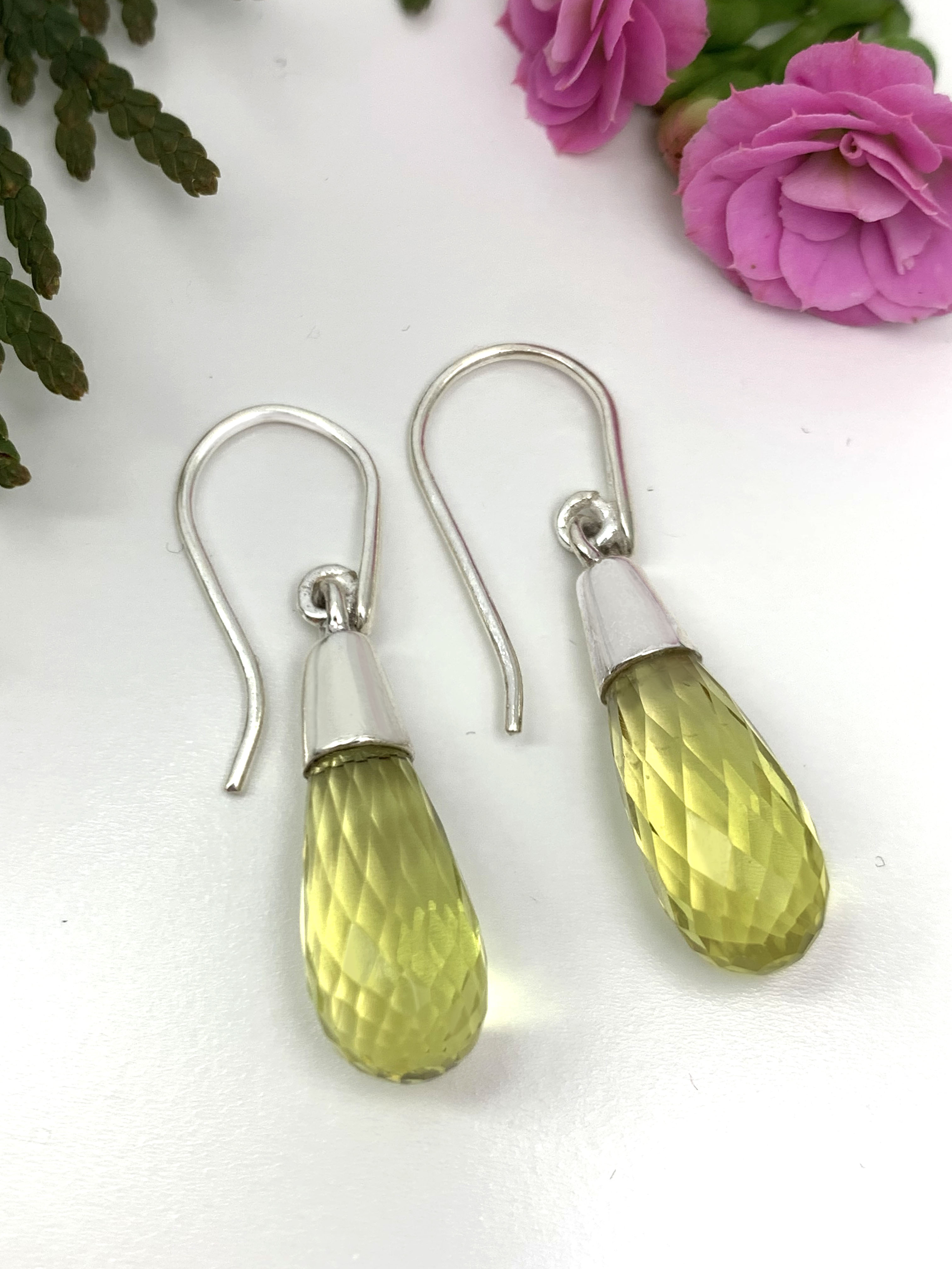 lemonquarz-ohrhaenger-lemon-quartz-earrings-ohr00894 Lemonquarz Ohrhänger
