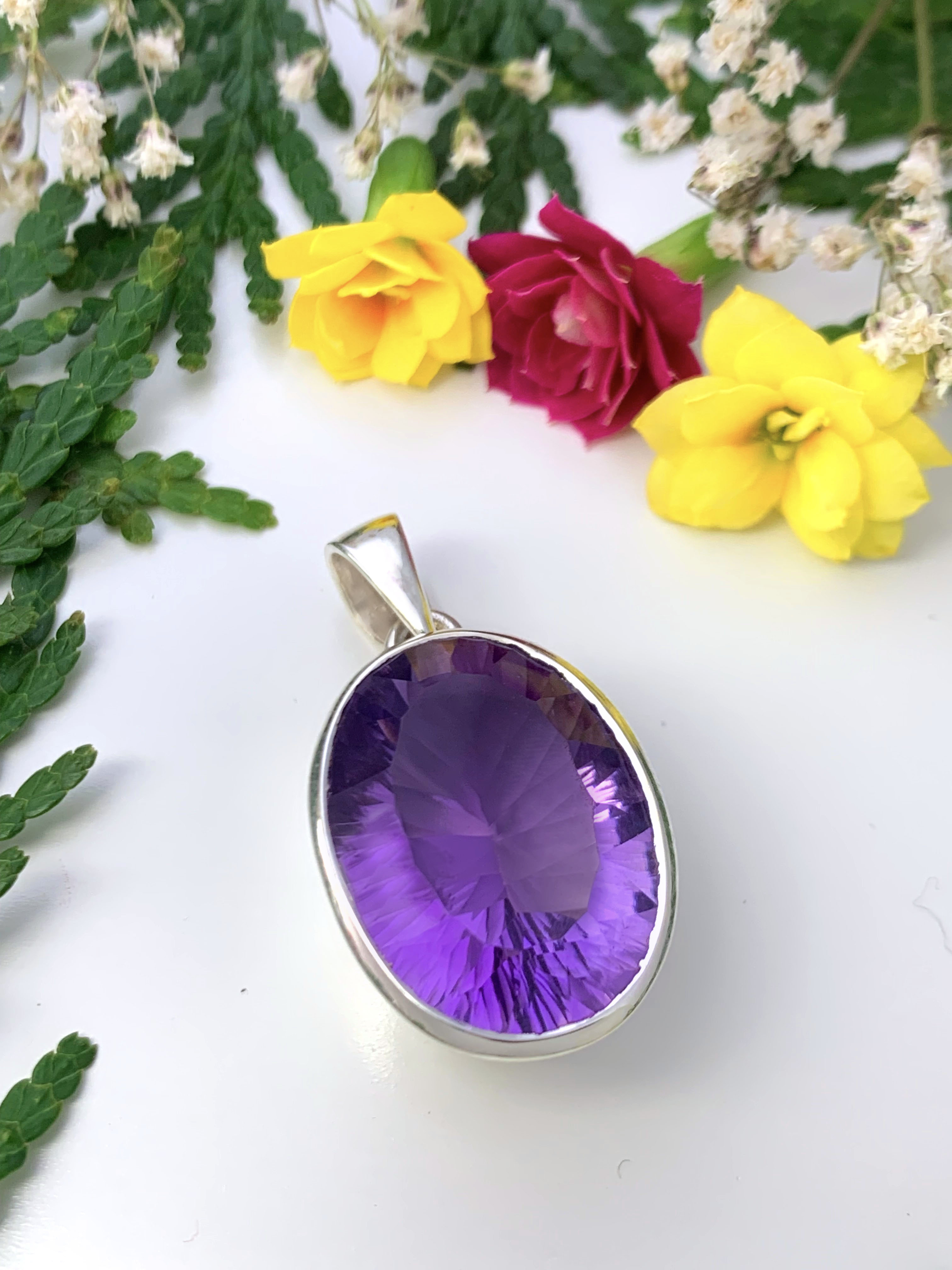 amethyst-anhaenger-amethyst-pendant-ah04410 Amethyst Anhänger TOP Afrika