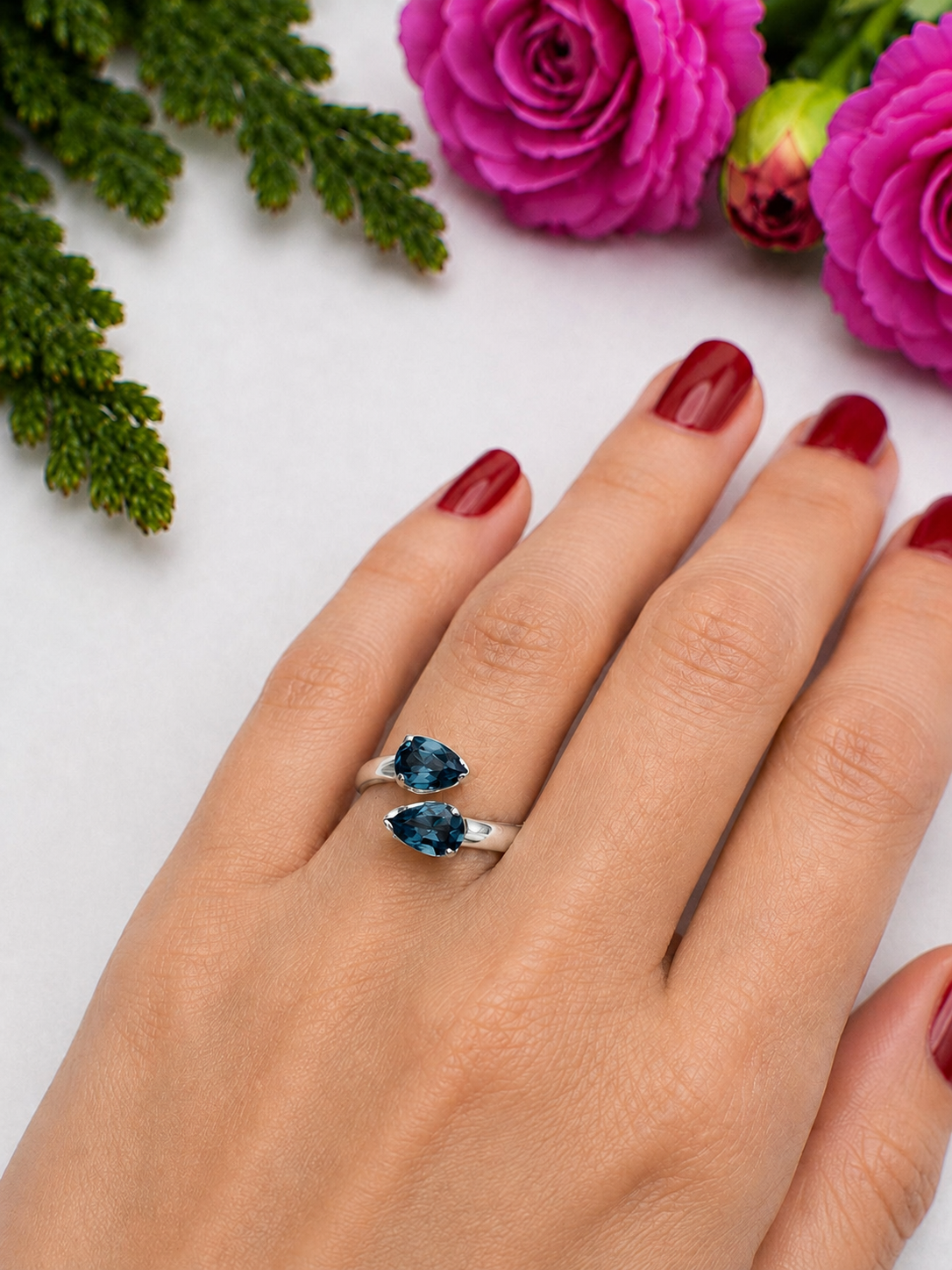 London Blue Topaz Ring - 57