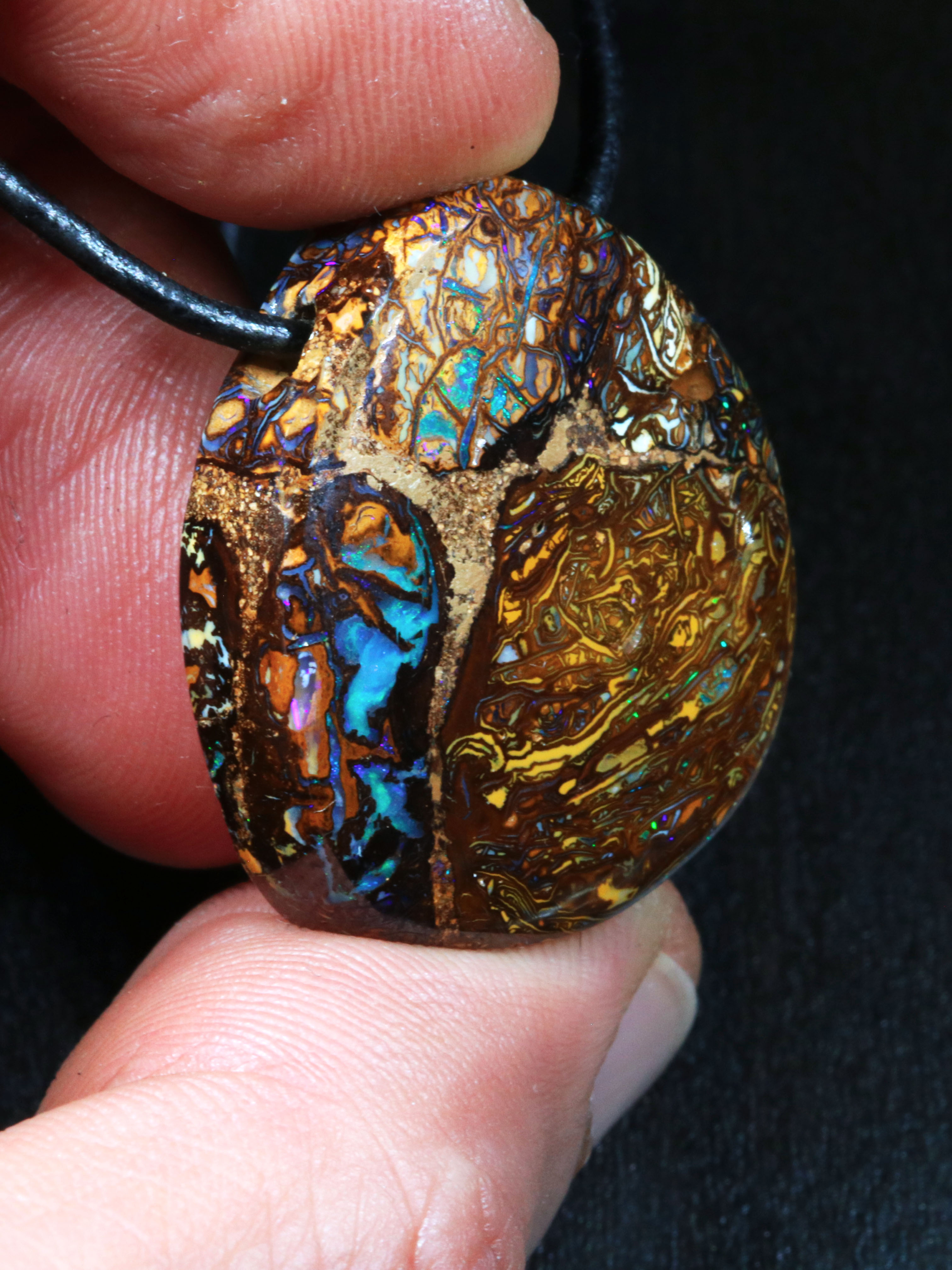 Boulder Opal Anhänger 