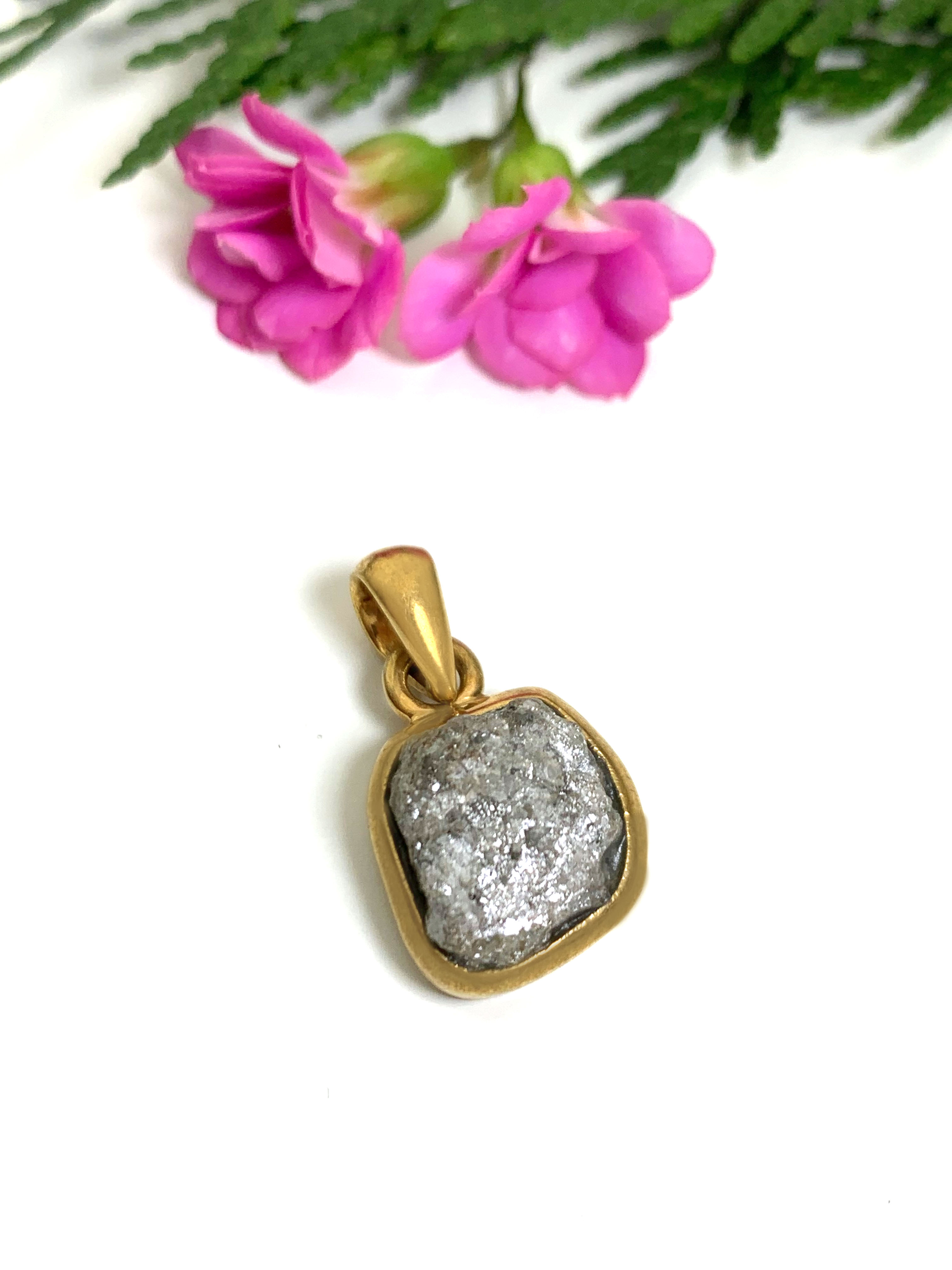 Rohdiamant Anhänger