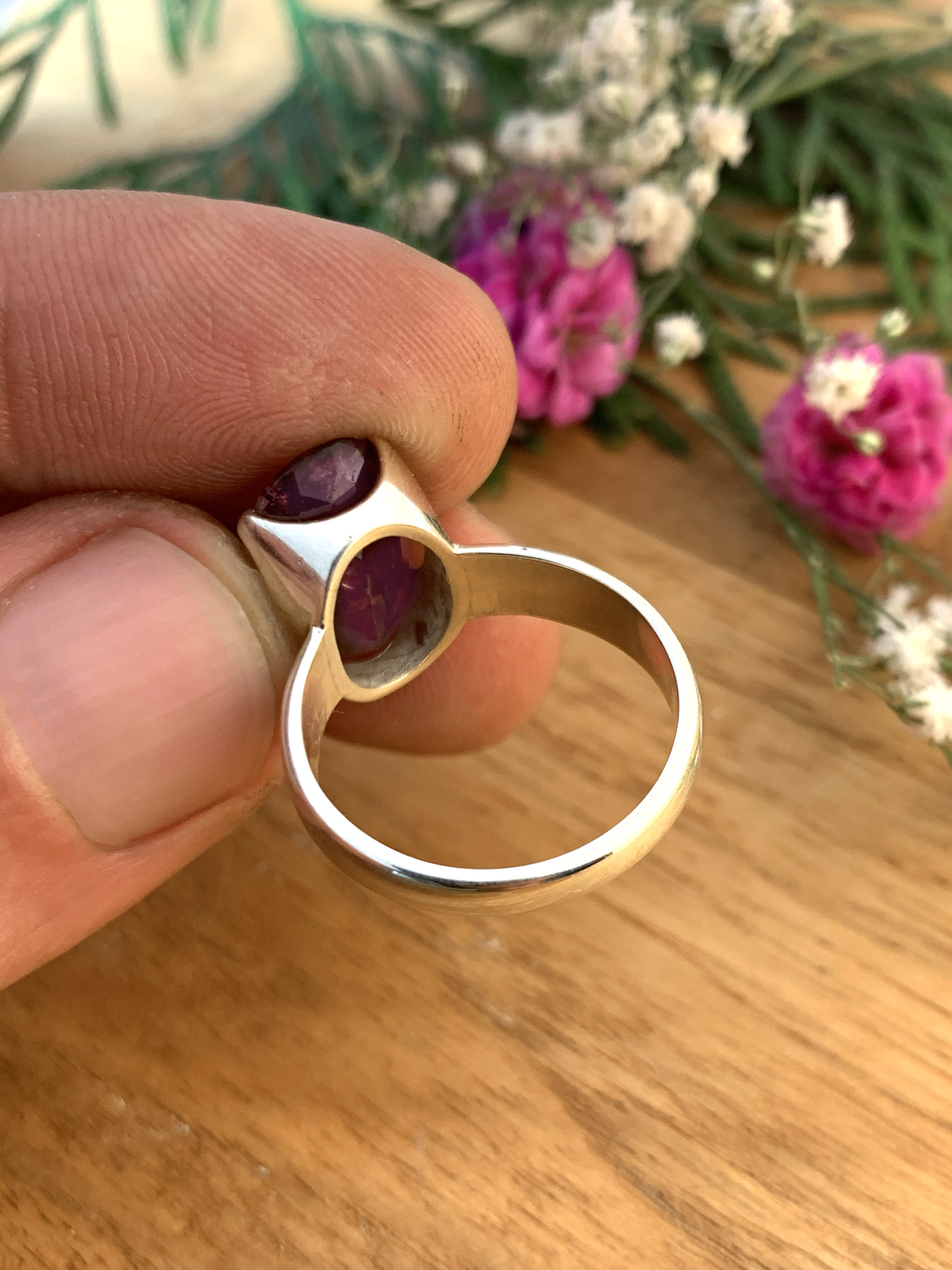 Pinker Turmalin Ring - 59/19