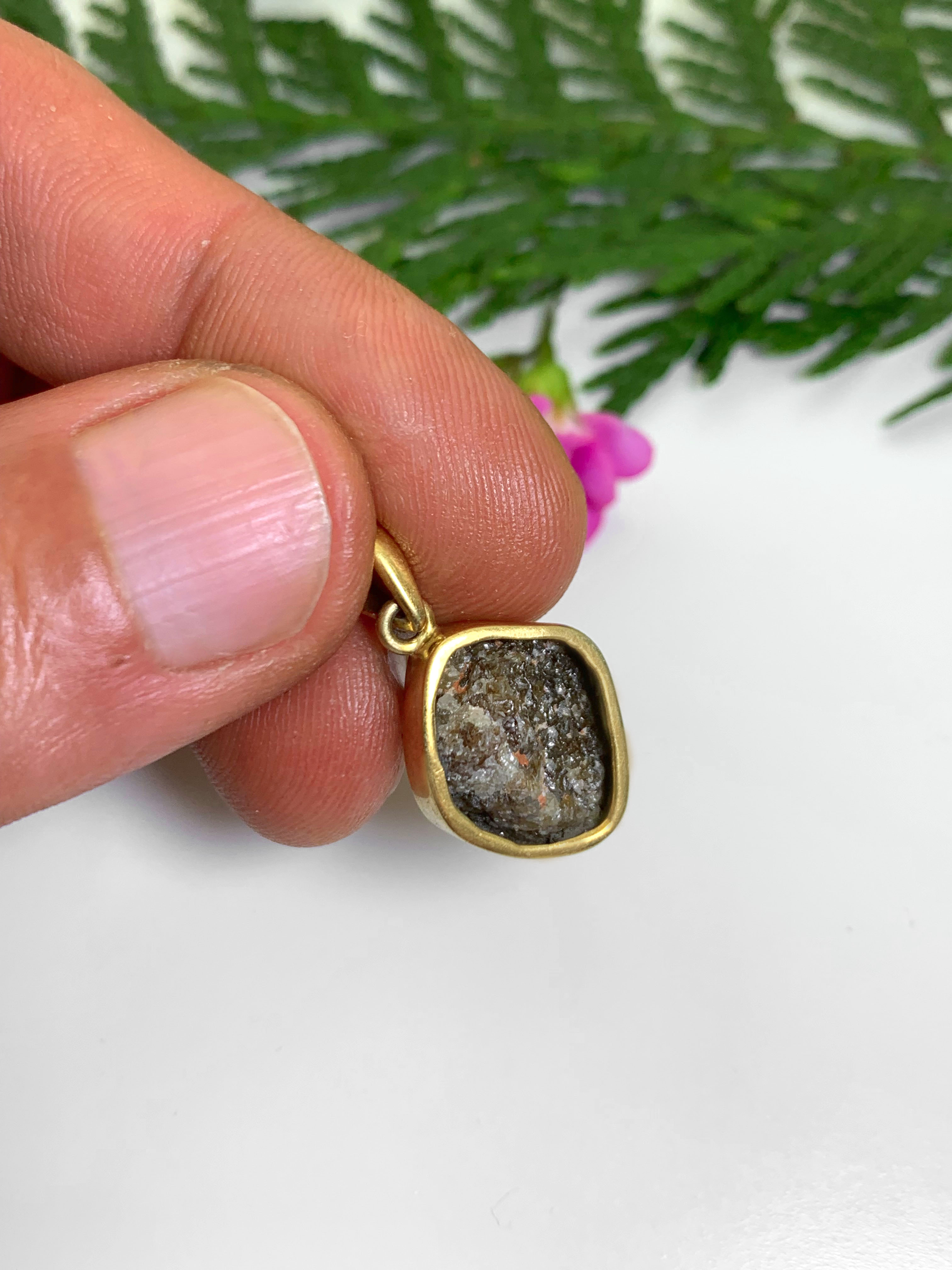 Rohdiamant Anhänger 