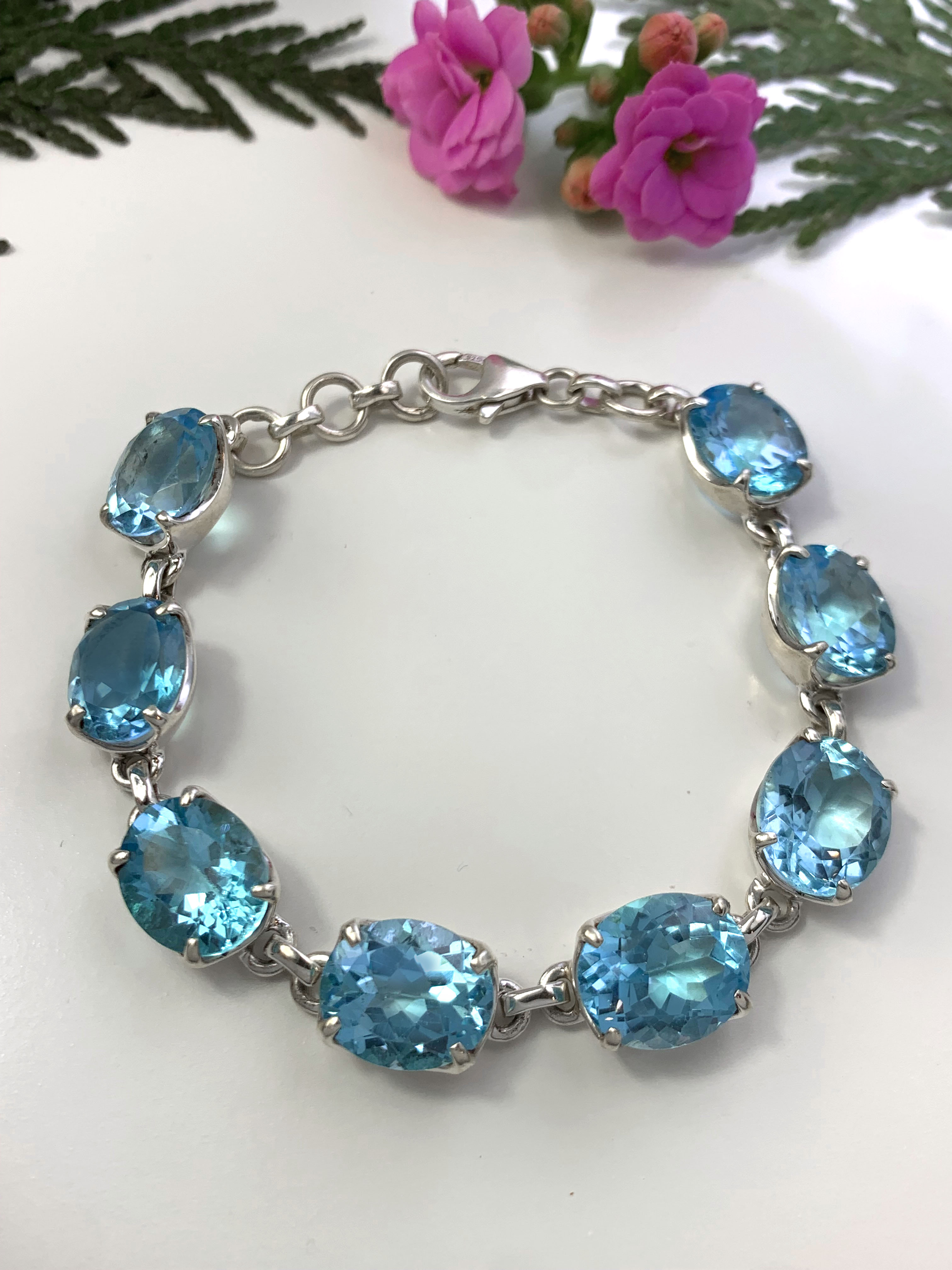 blautopas-armband-blue-topaz-bracelet-ab00328 Blautopas Armband - TOP