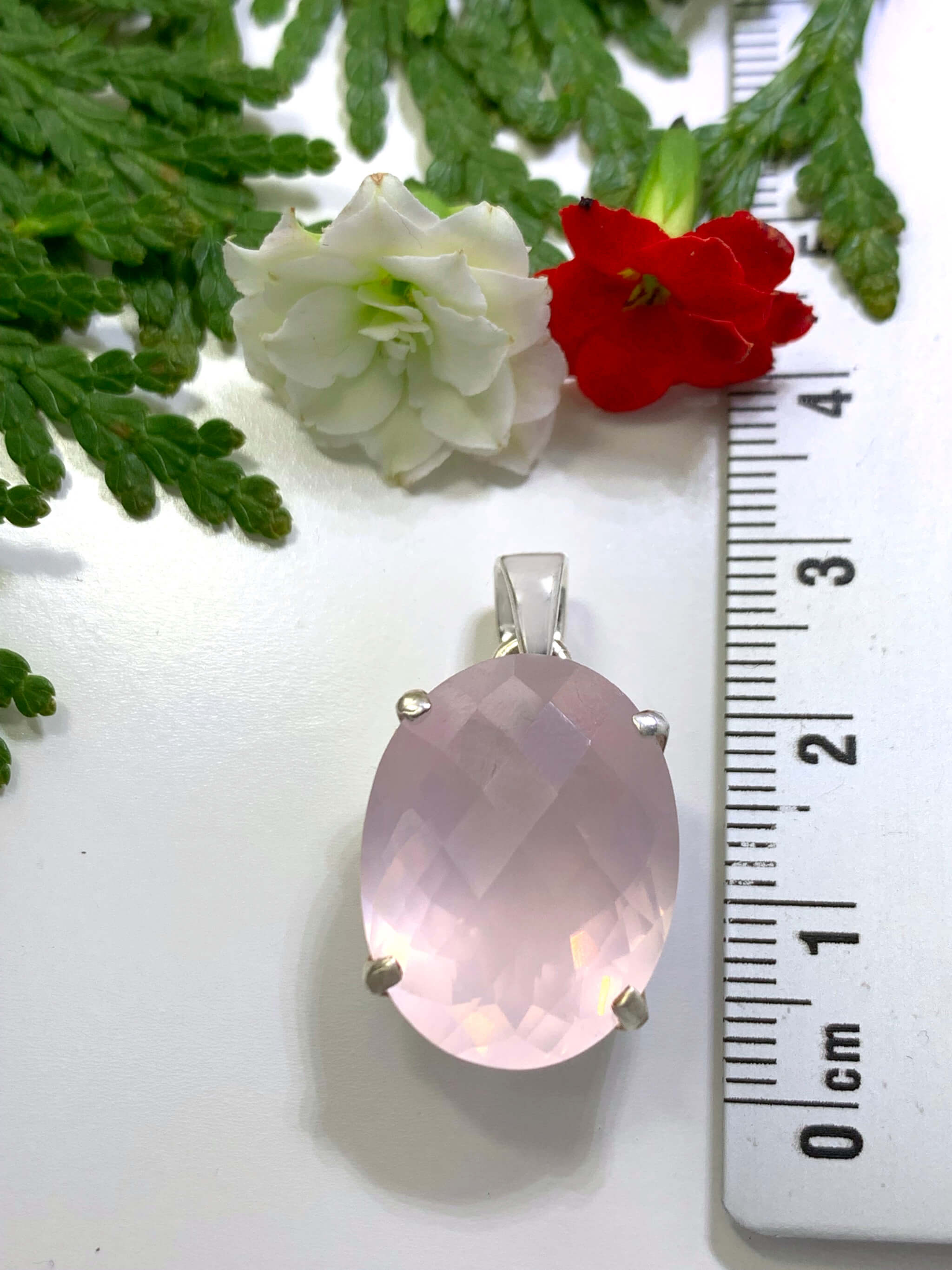 Rosenquarz Anhänger 