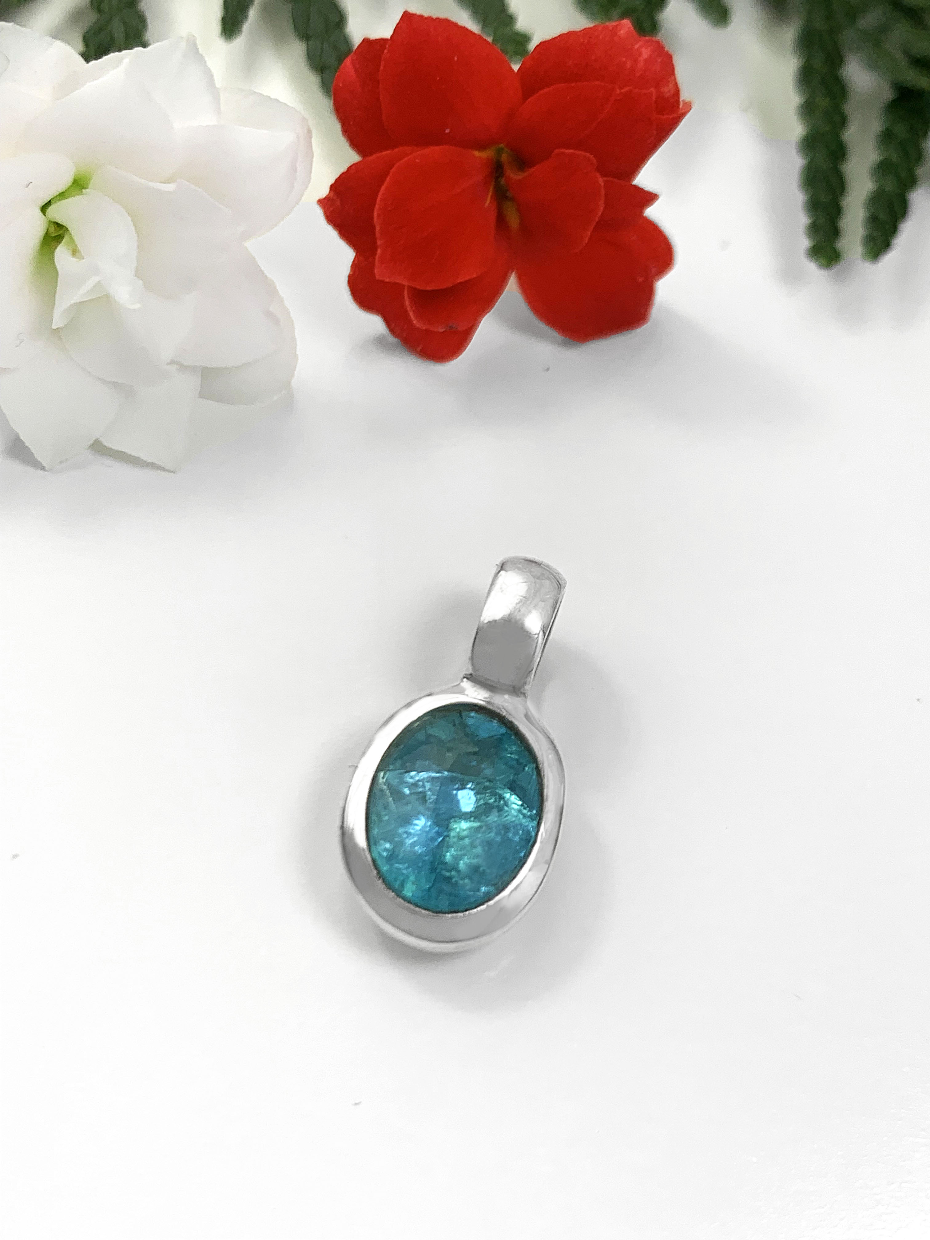 Paraiba Apatit Anhänger