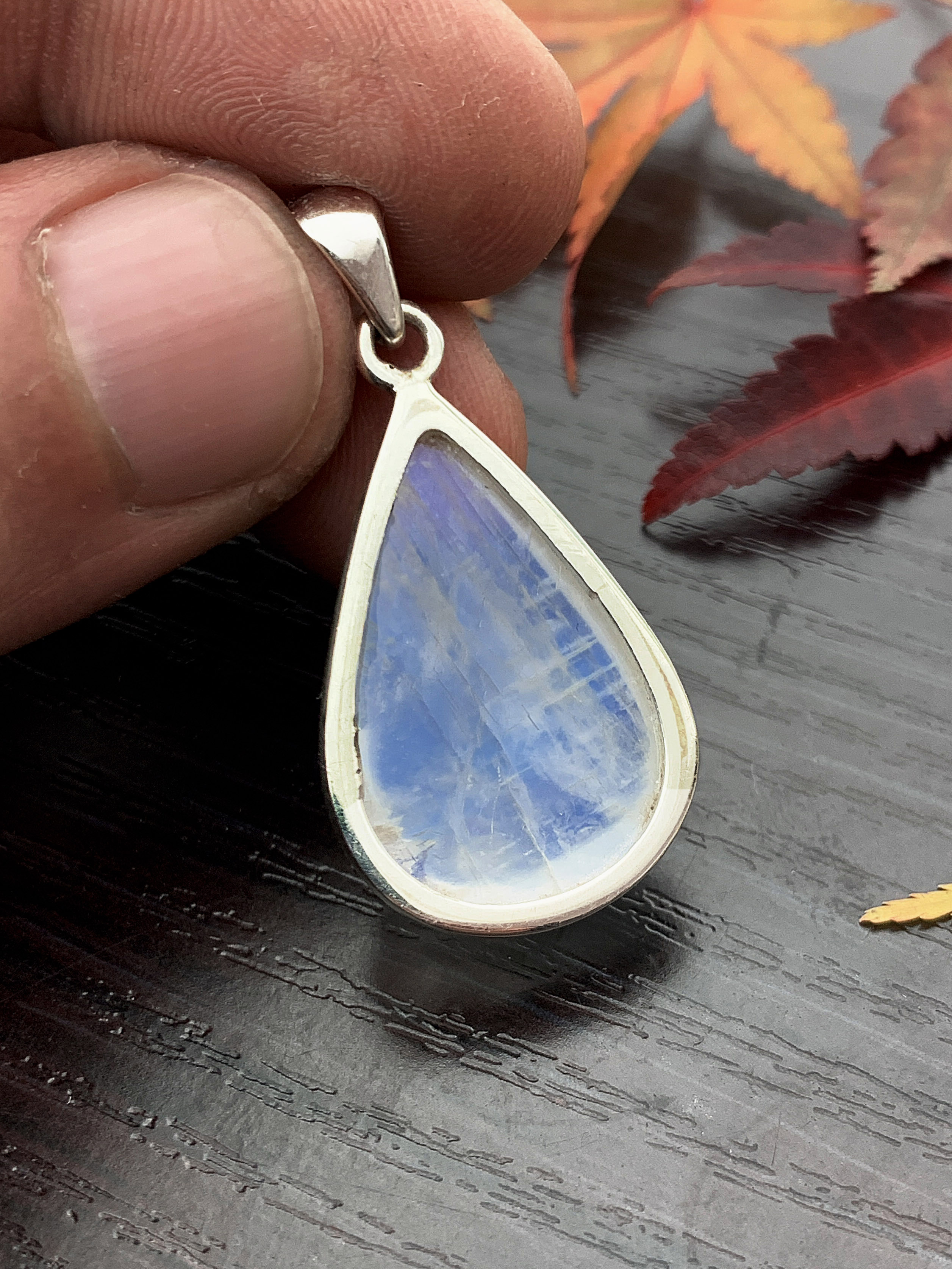 Moonstone Pendant Rainbow