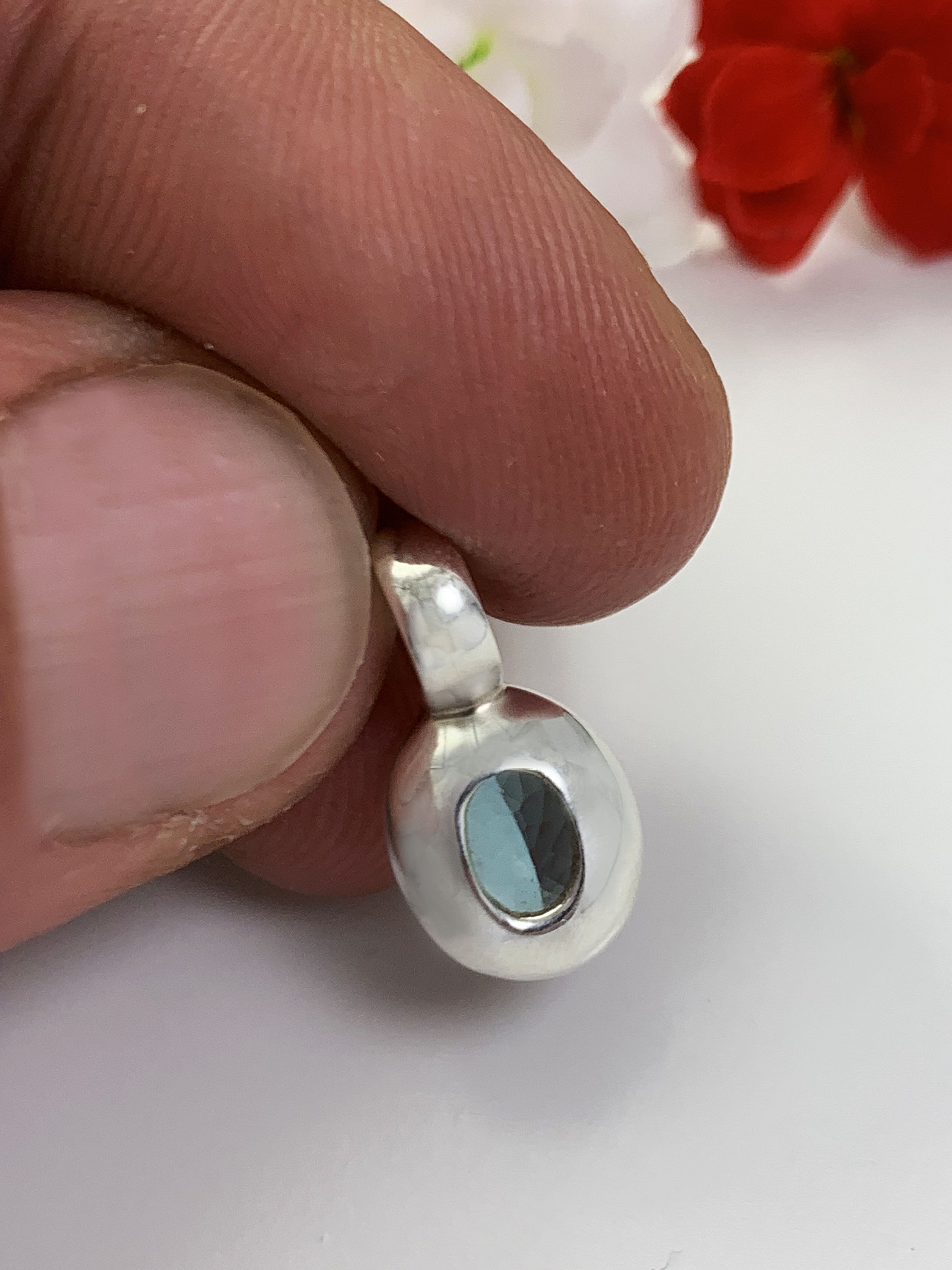Paraiba Apatit Anhänger