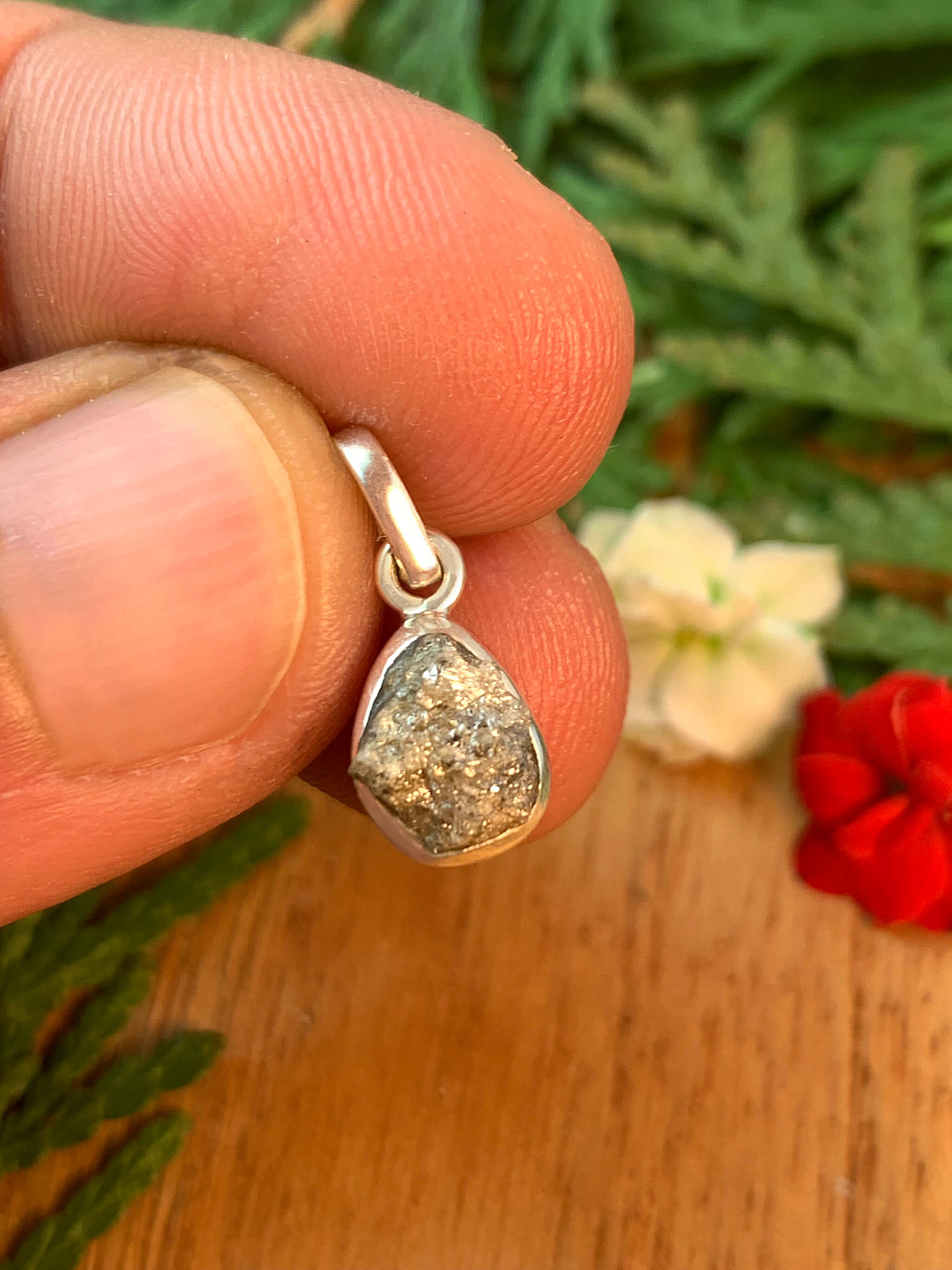 Rohdiamant Anhänger
