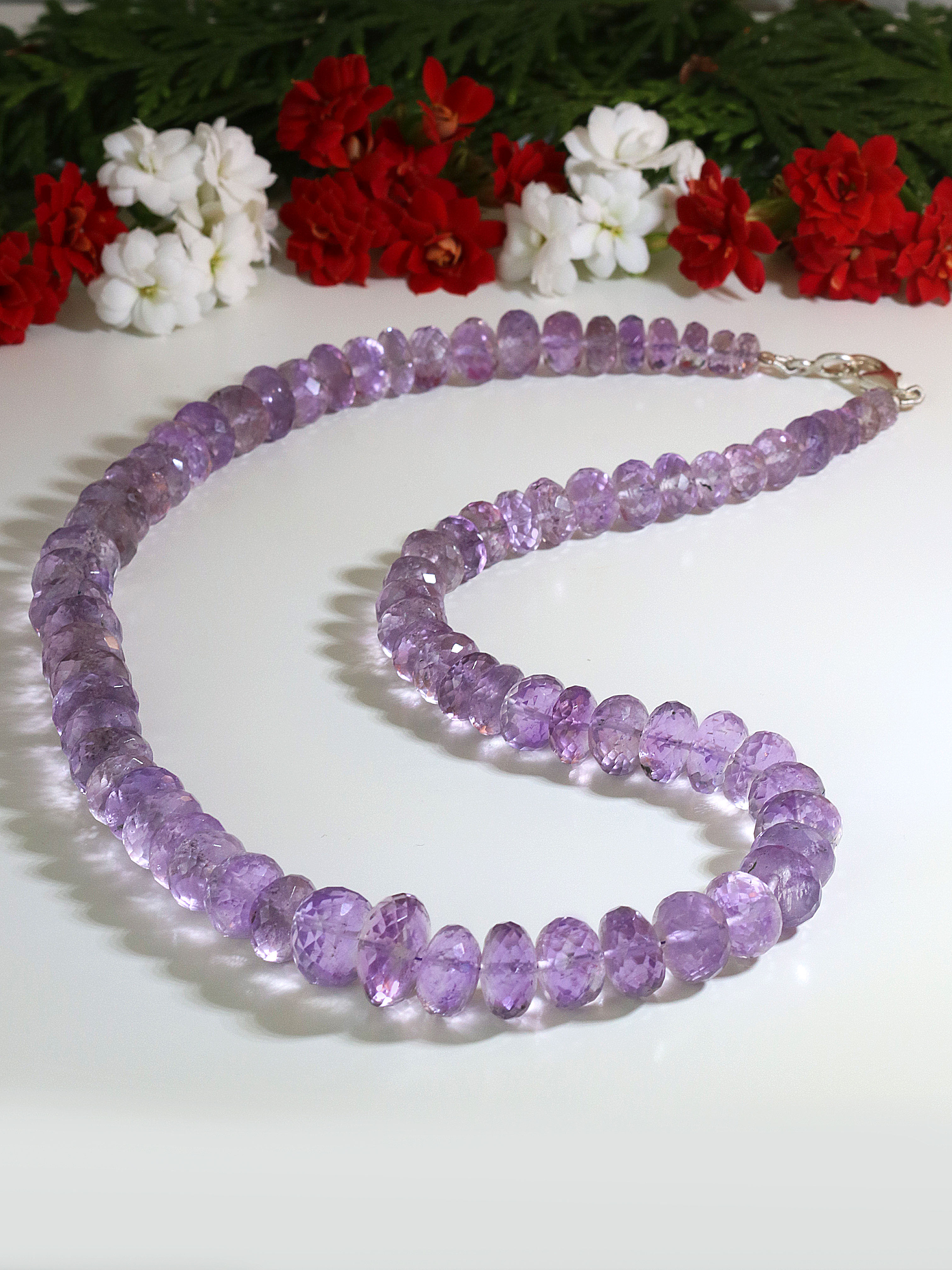 amethyst-kette-amethyst-necklace-k00182-2 XL Amethyst Kette