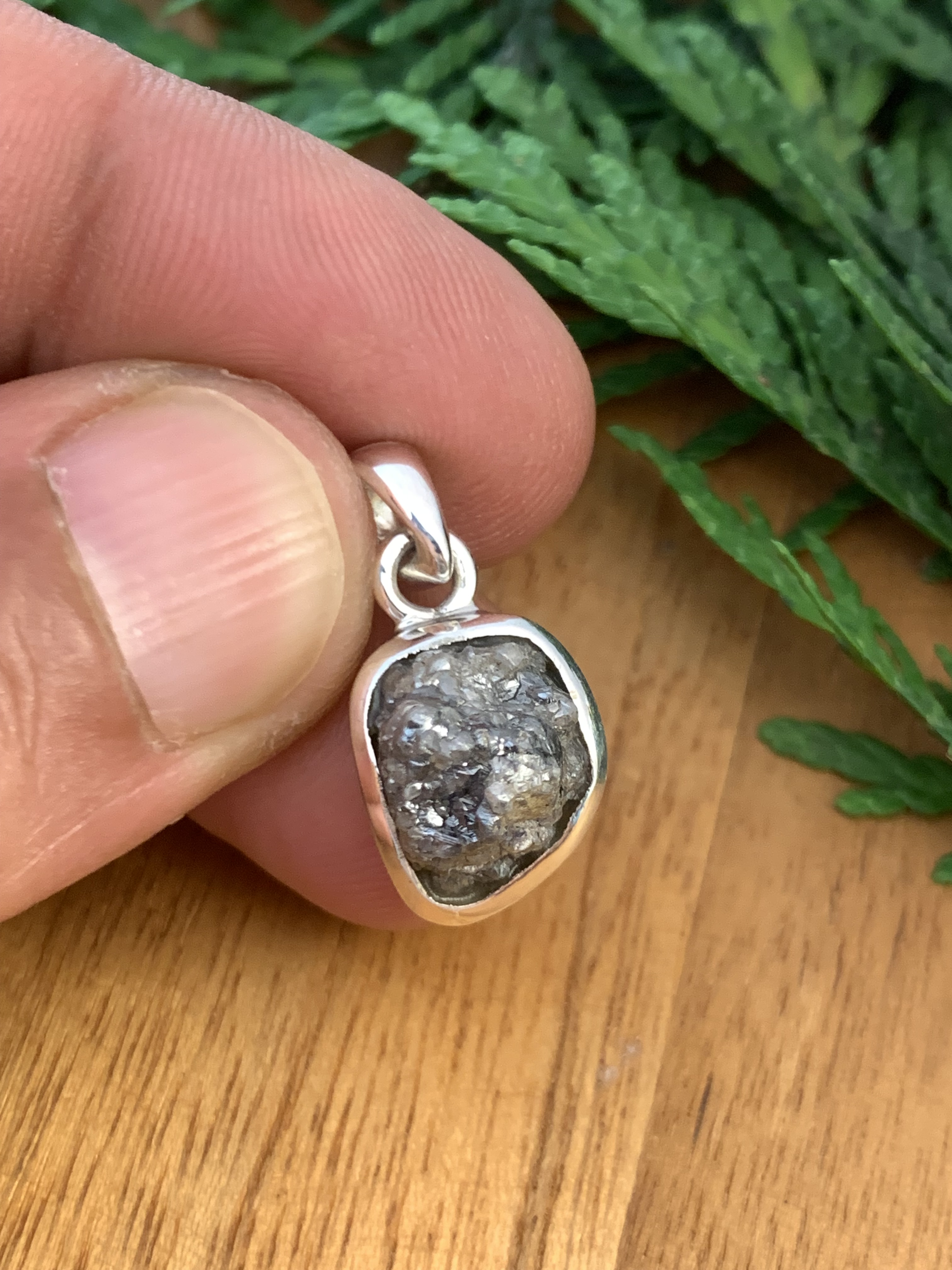 Rohdiamant Anhänger