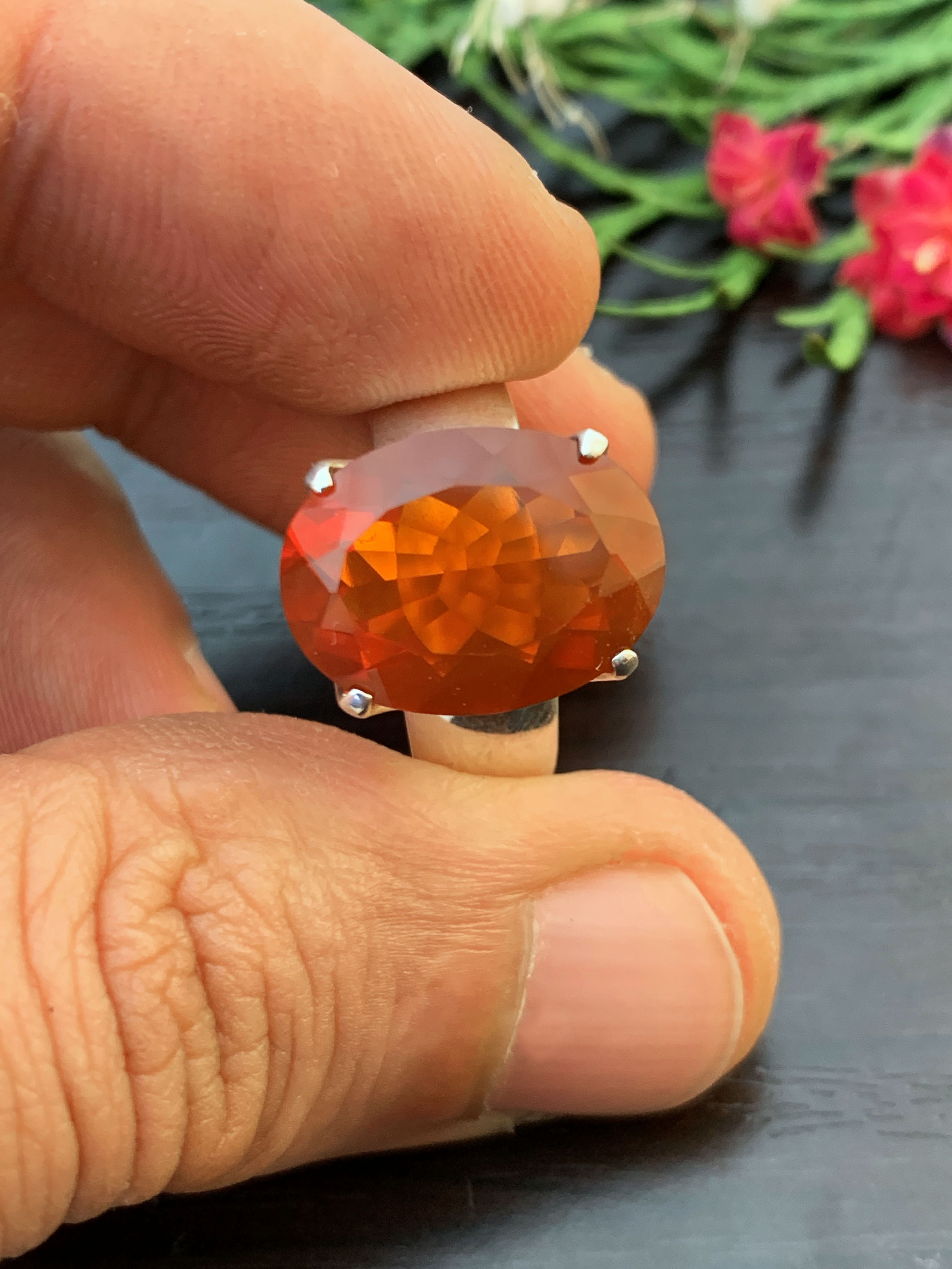 feueropal-ring-fire-opal-ring-r01796-2 Feueropal Ring - TOP