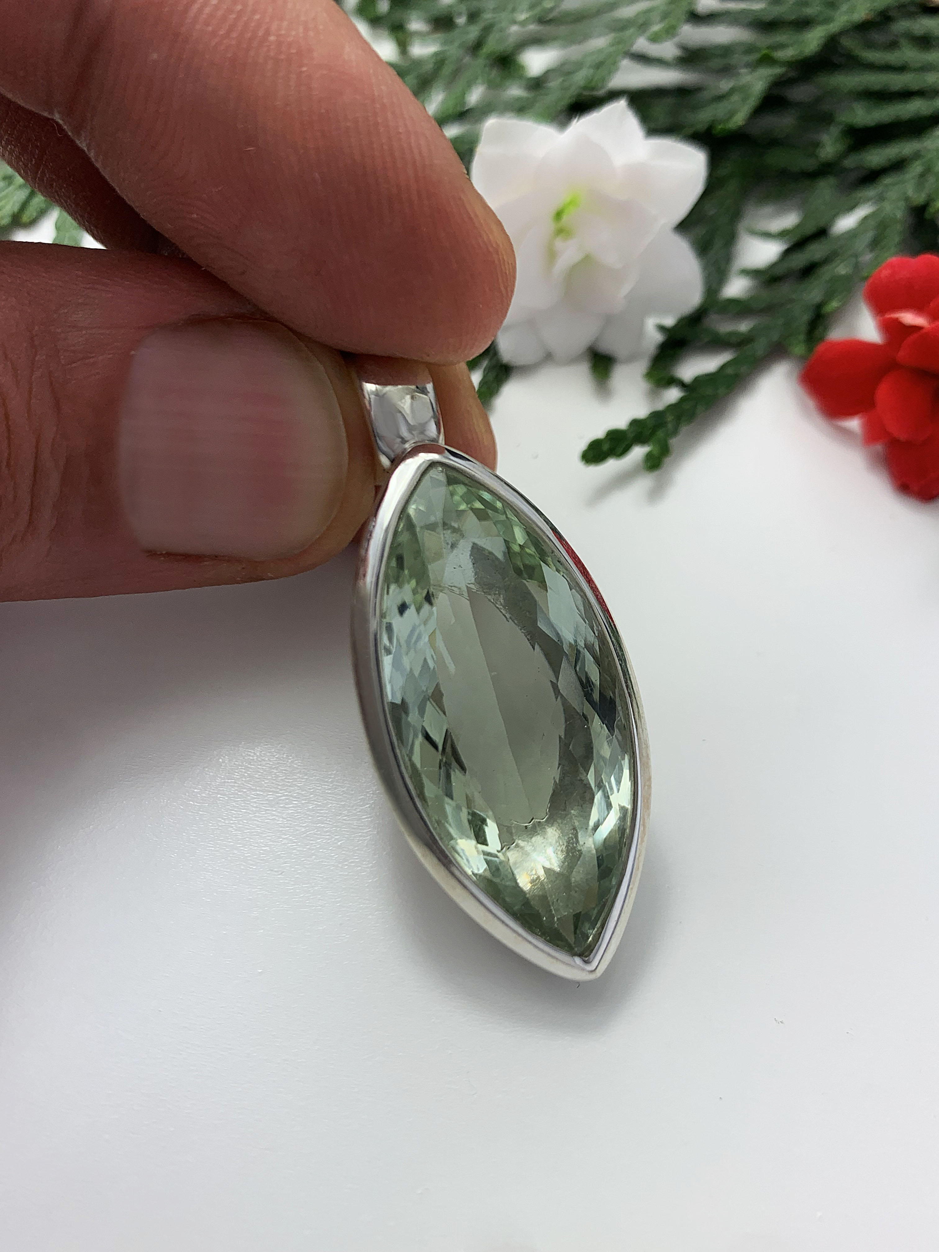 Prasiolith Anhänger