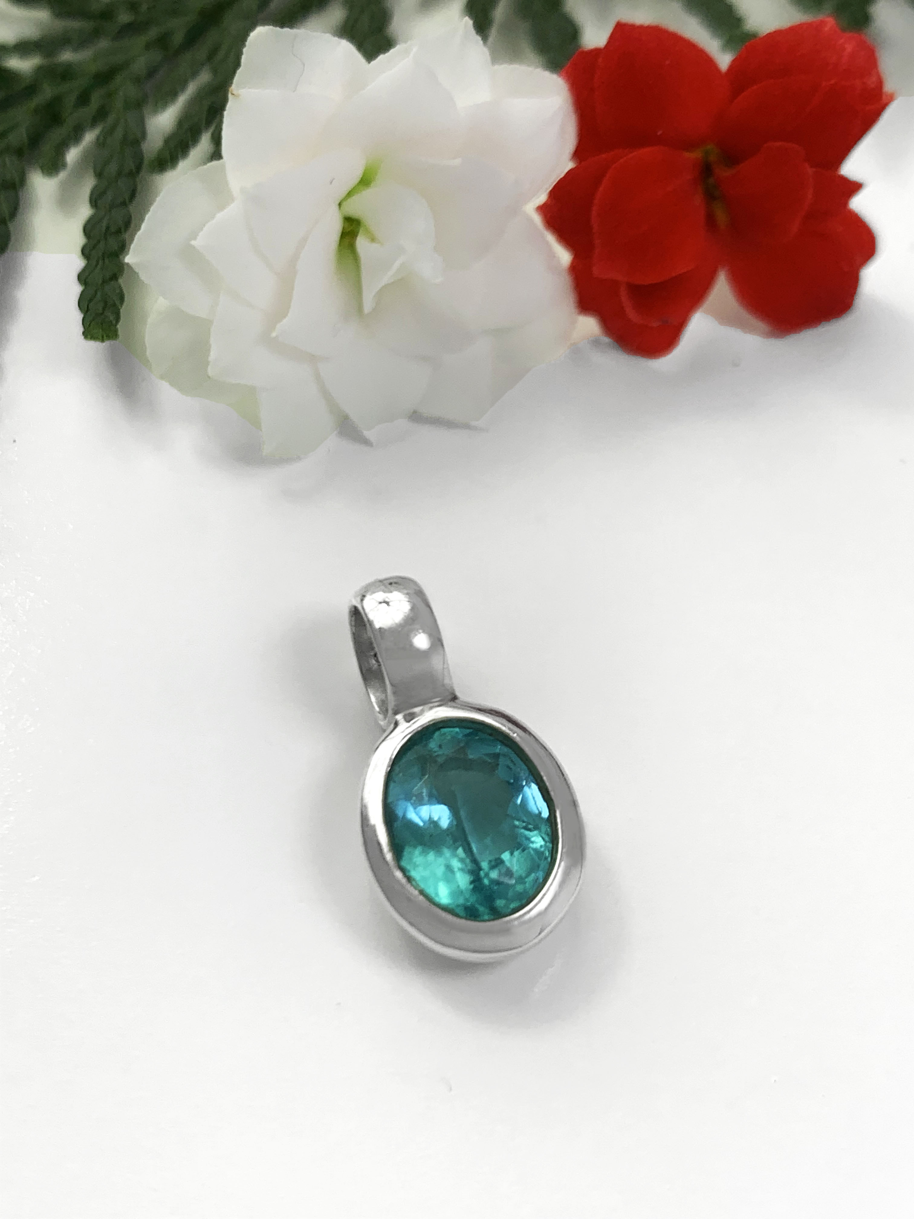 Paraiba Apatit Anhänger