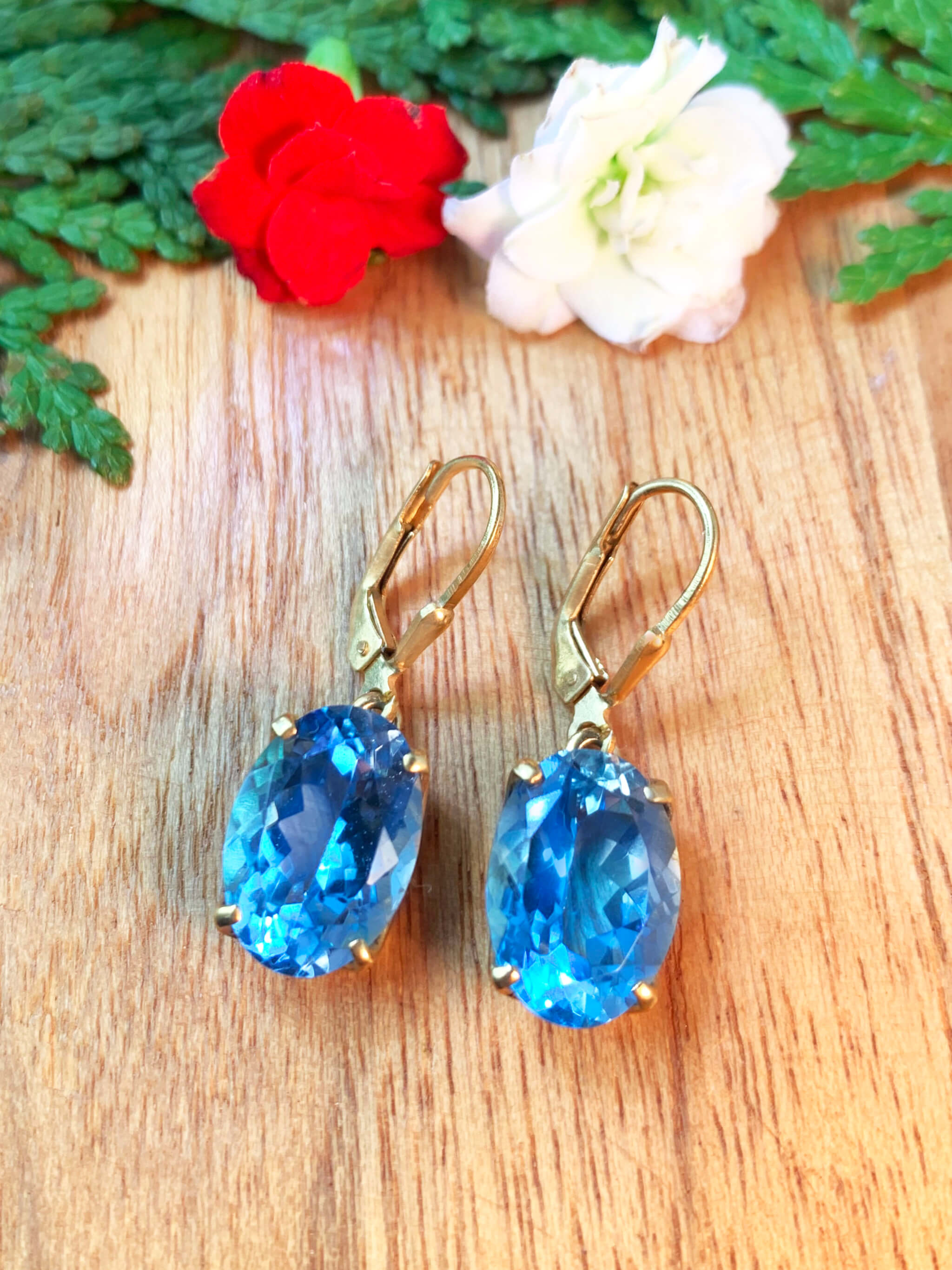 blautopas-ohrhaenger-vergoldet-blue-topaz-earrings-gold-plated-ohr00940-3 Blue Topaz Earrings - vergoldet