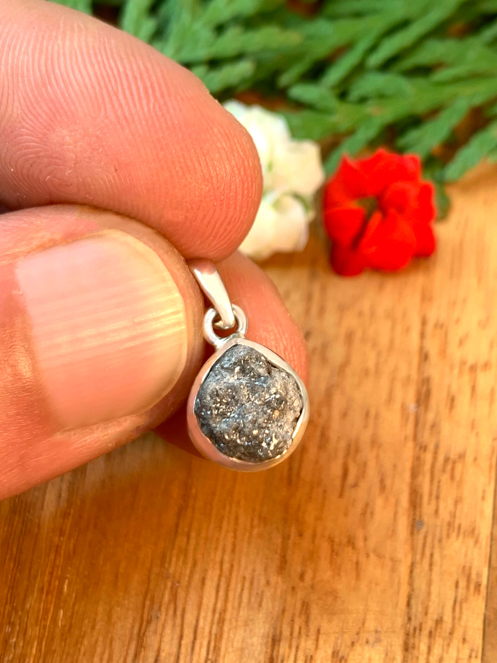 Rohdiamant Anhänger