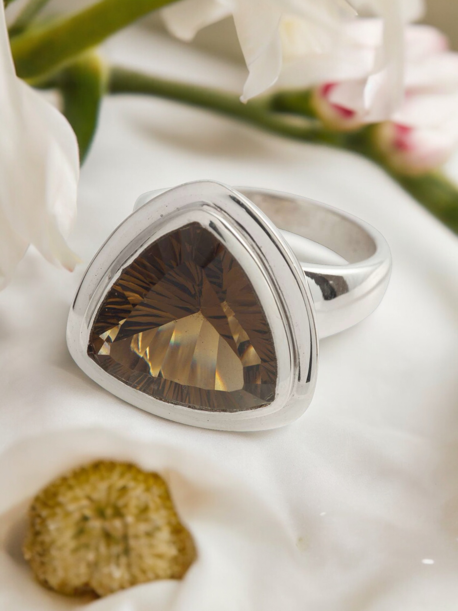 TOP Rauchquarz Ring  