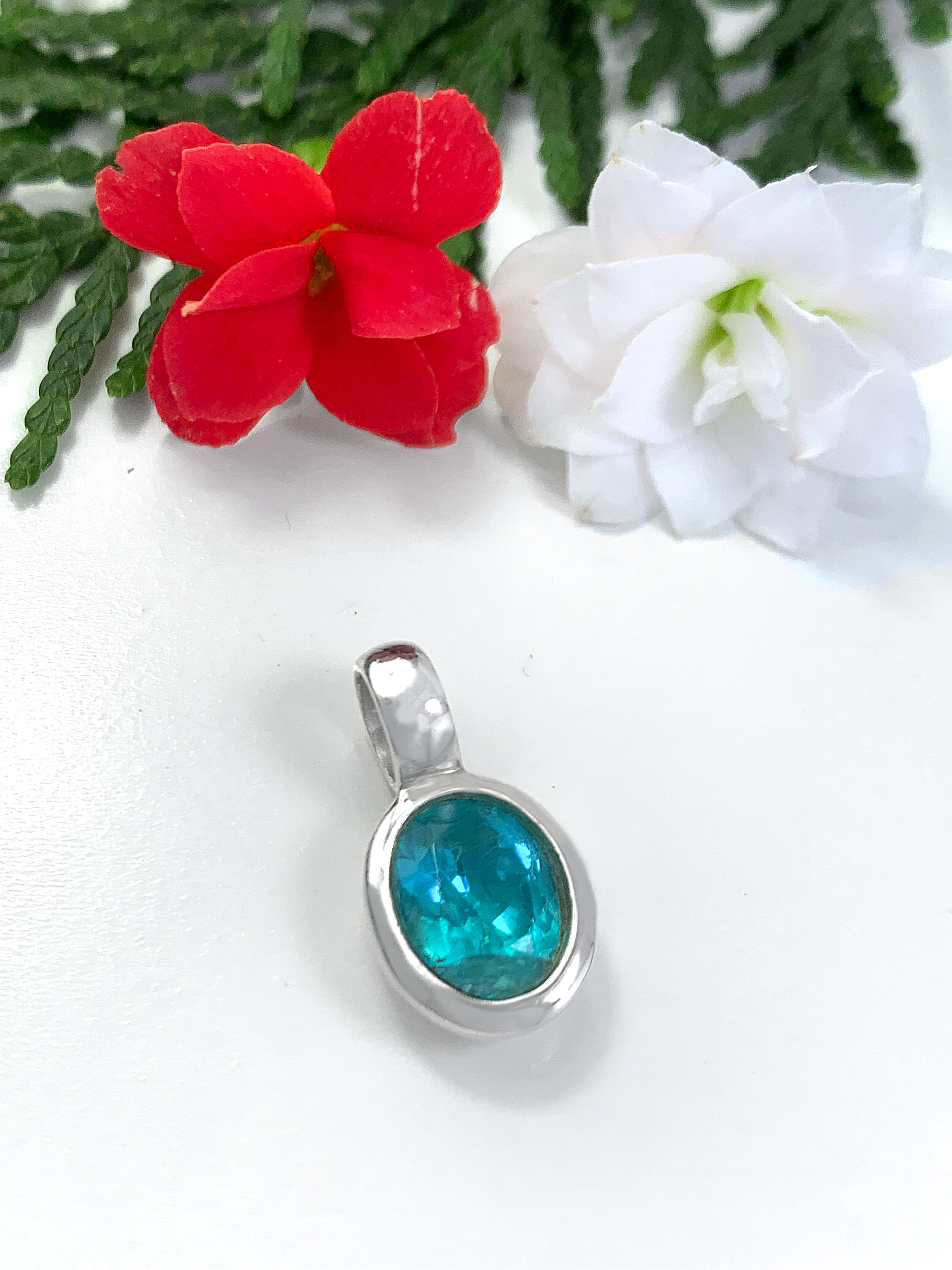Paraiba Apatit Anhänger