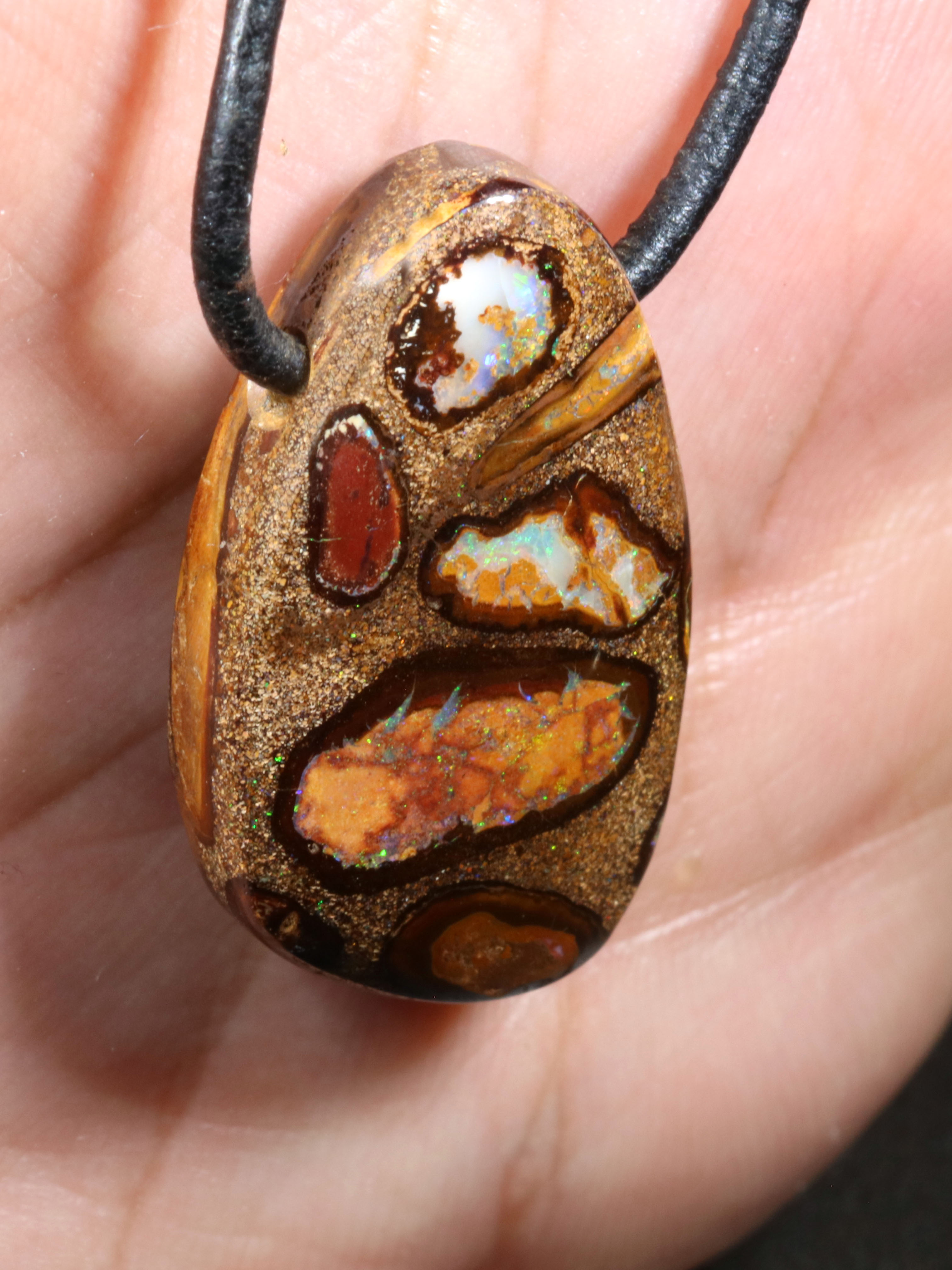 Boulder Opal Anhänger 
