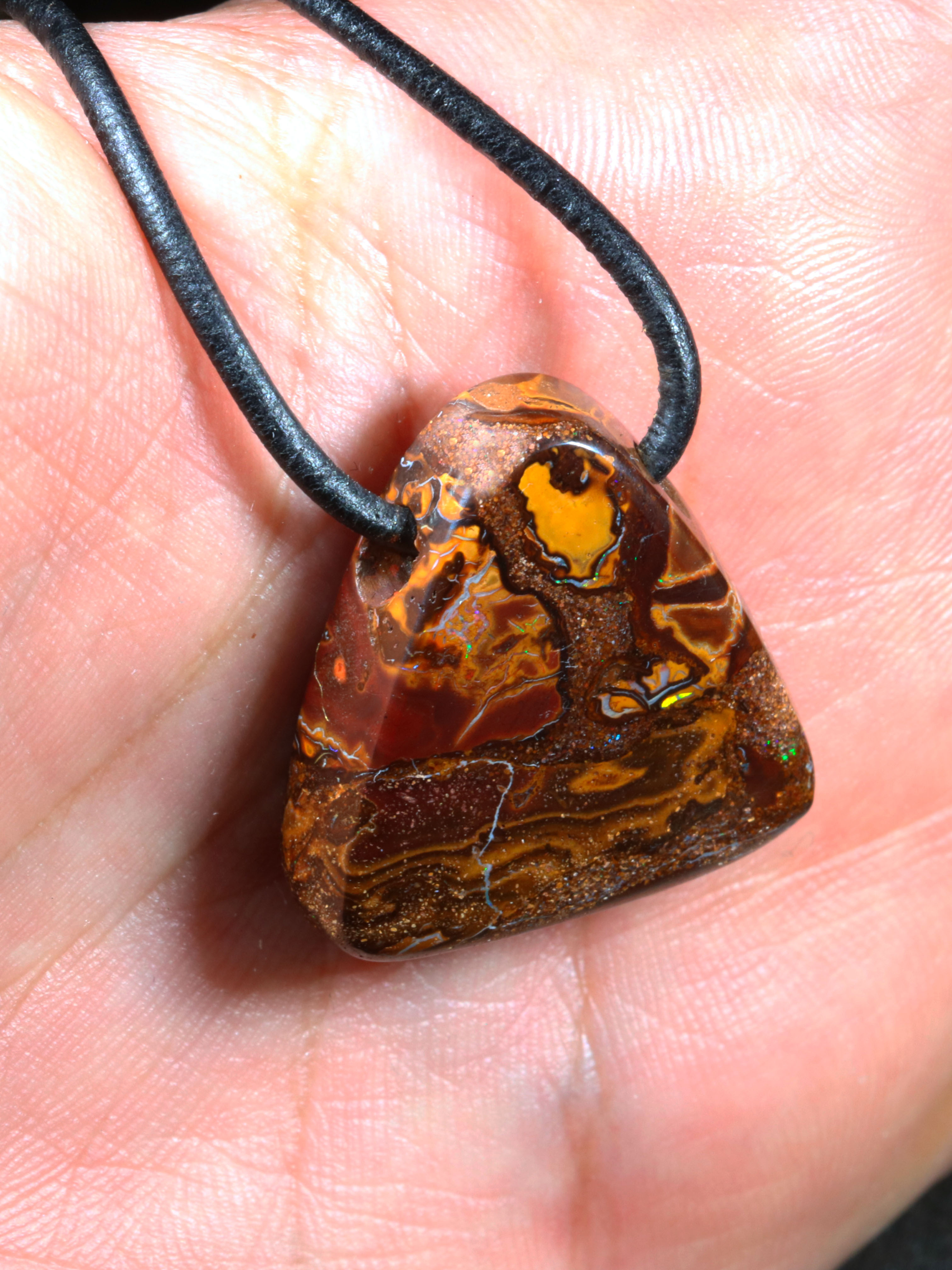 Boulder Opal Anhänger 