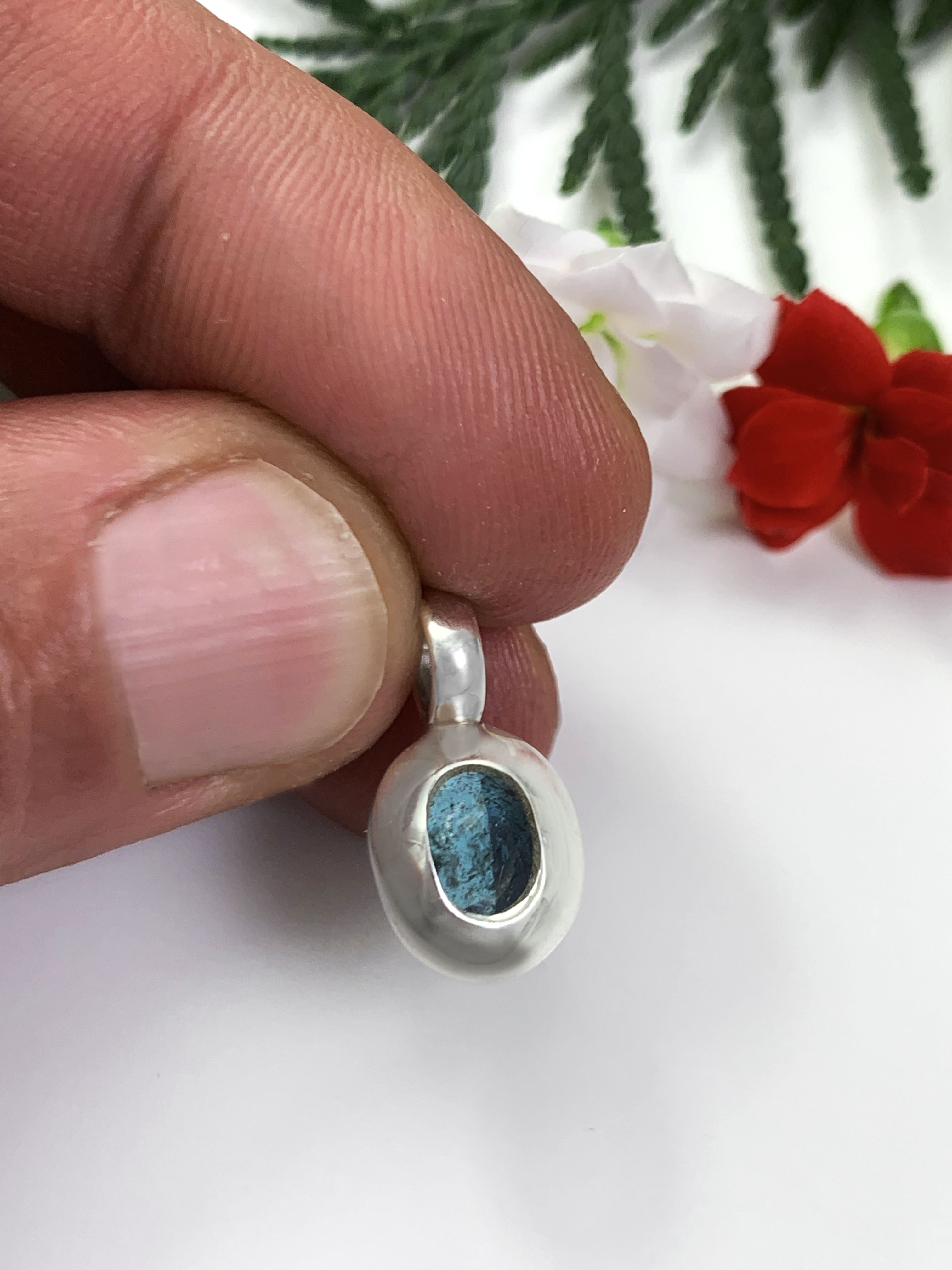 Paraiba Apatit Anhänger