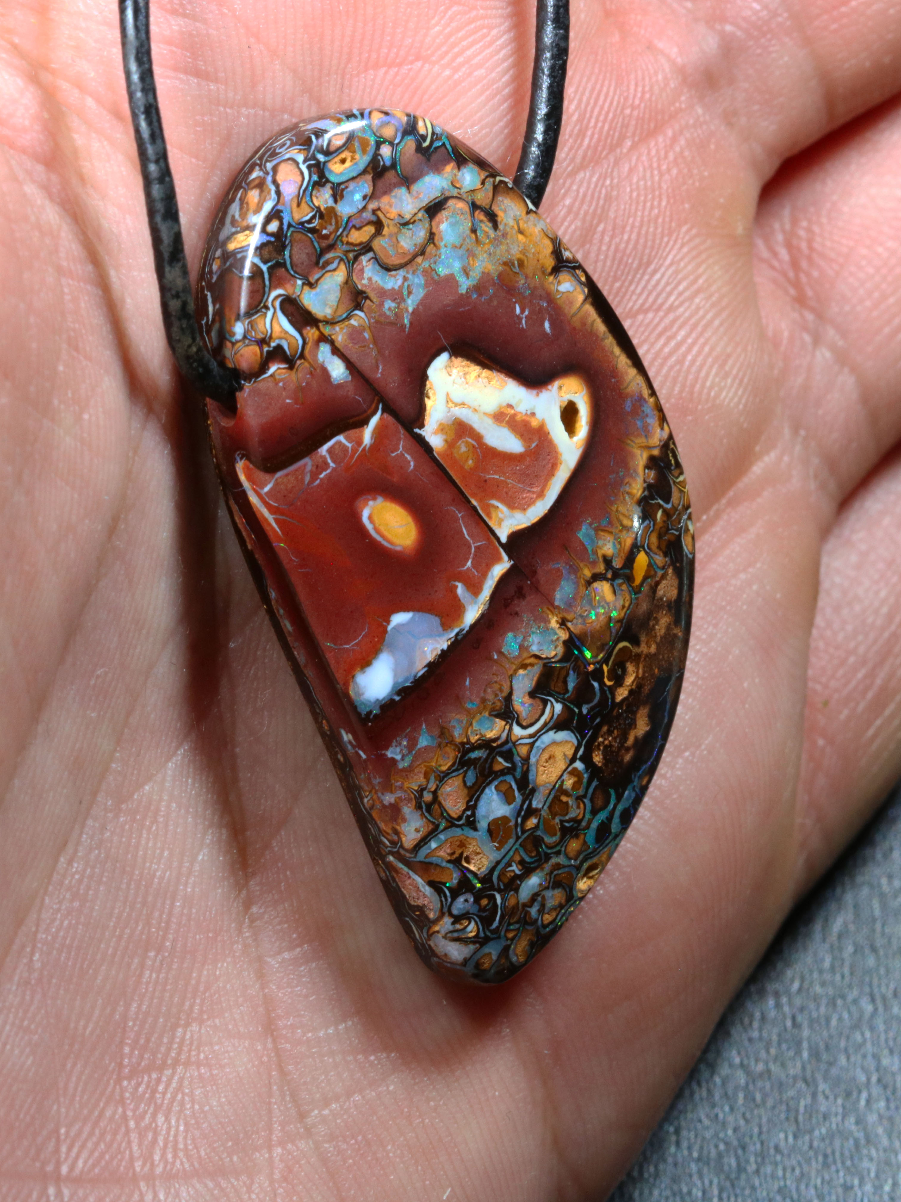 Boulder Opal Anhänger 