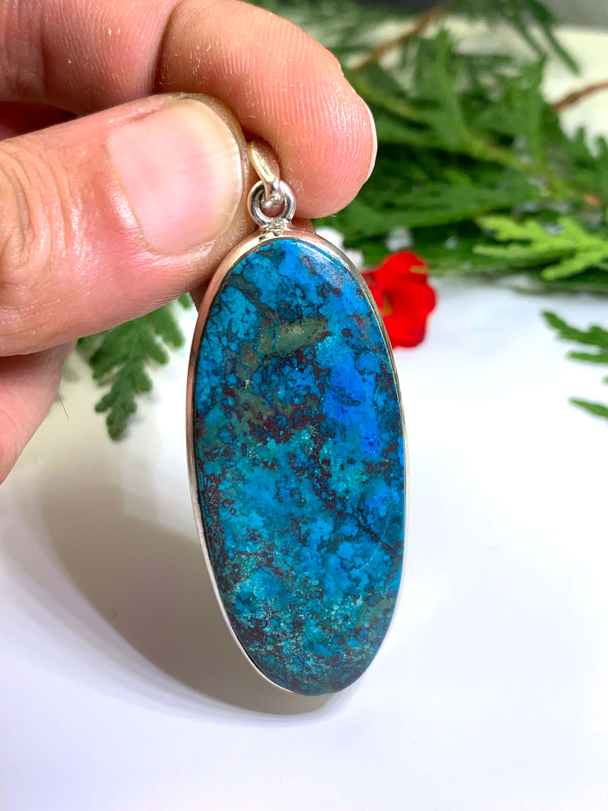 Shattuckite Pendant