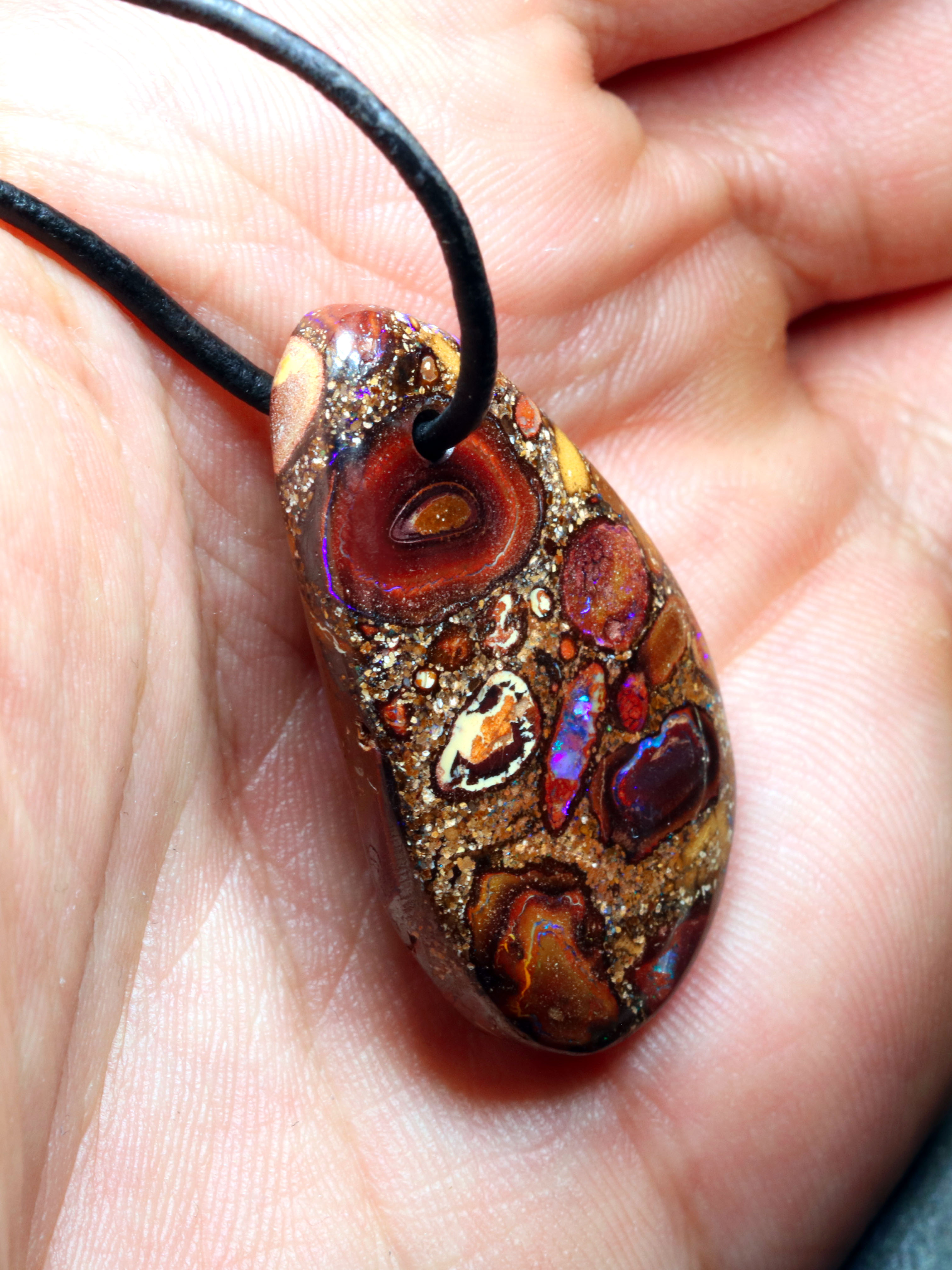 Boulder Opal Anhänger 