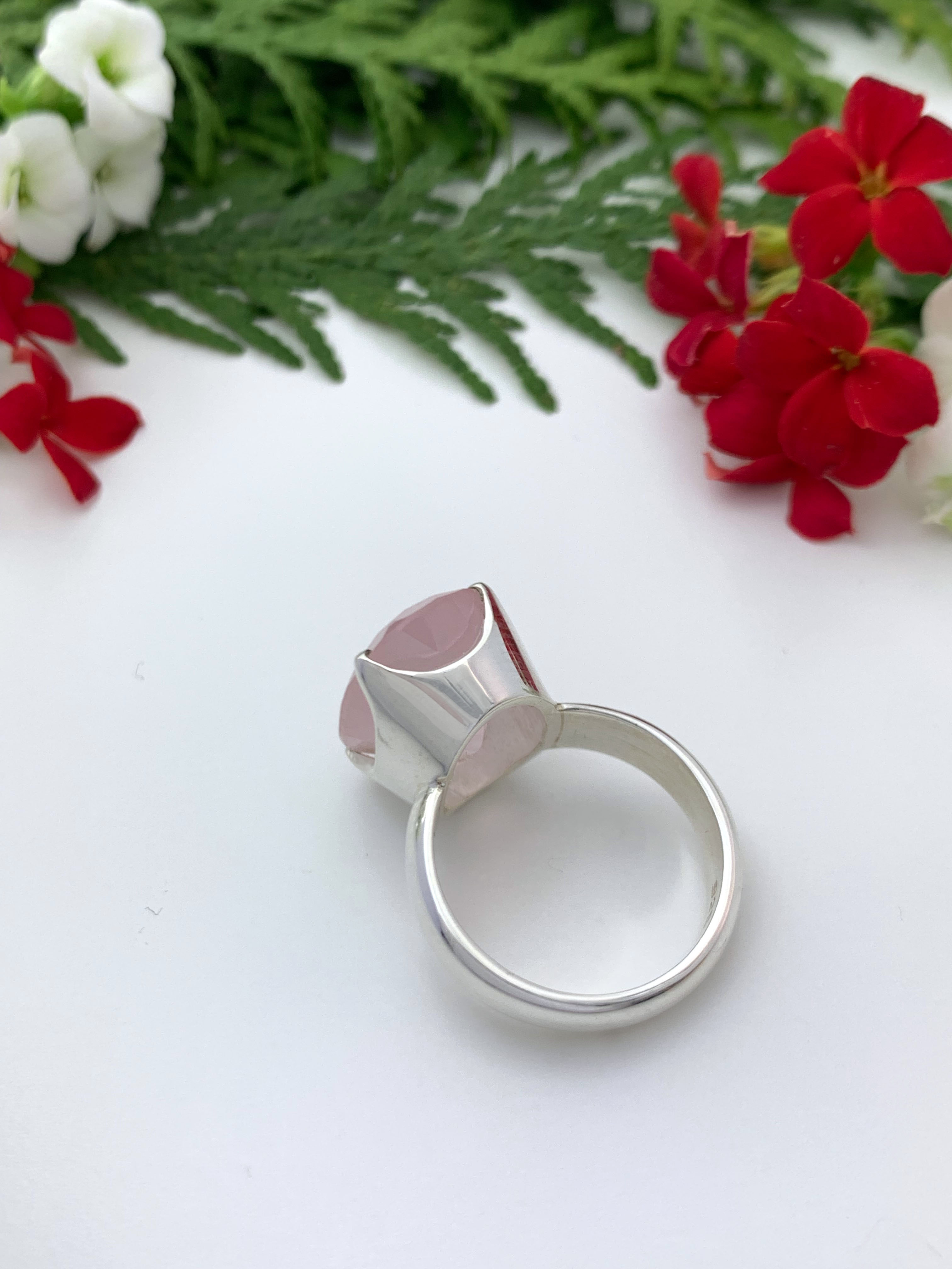Rosenquarz Ring